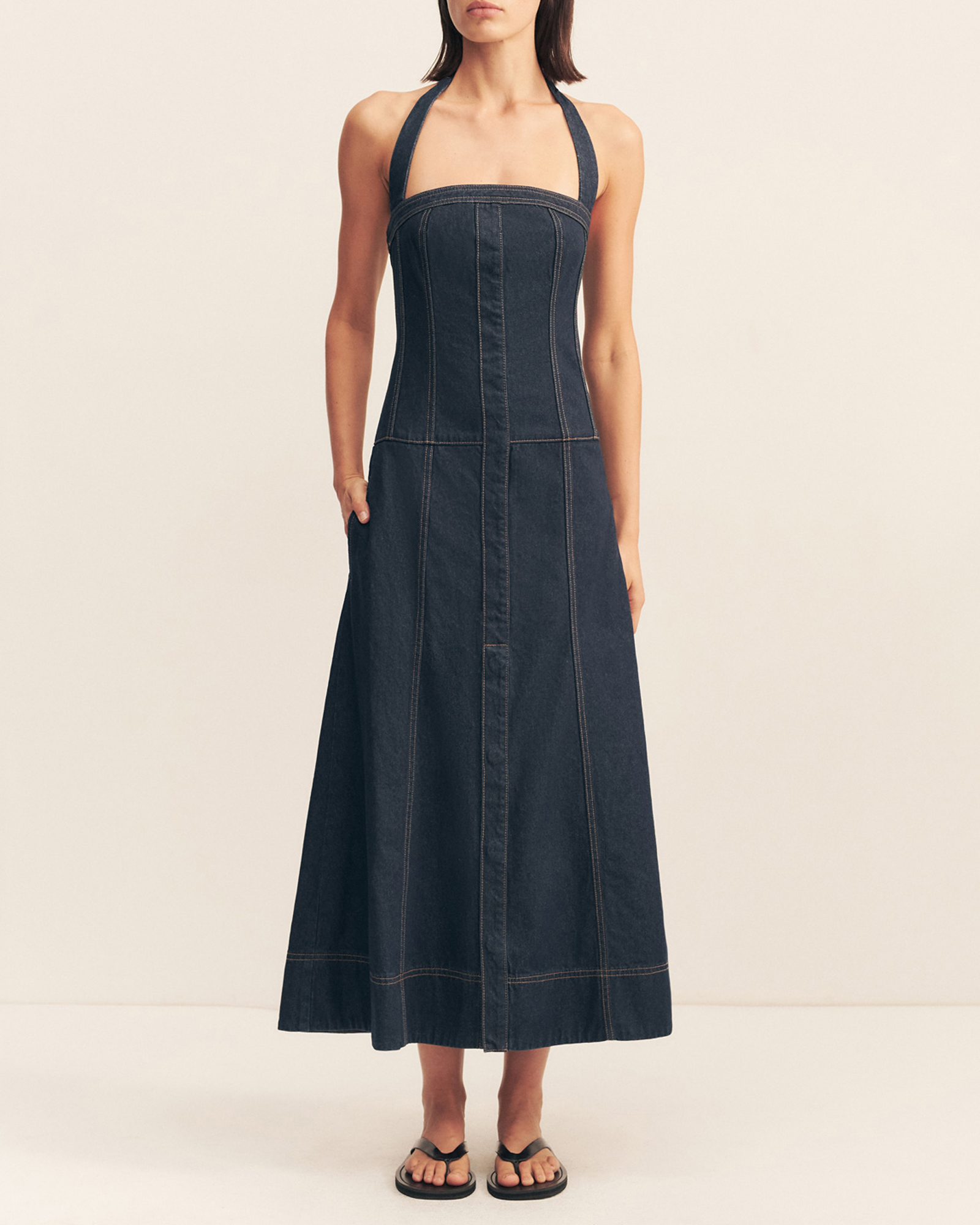 Rita Panelled Midi Dress