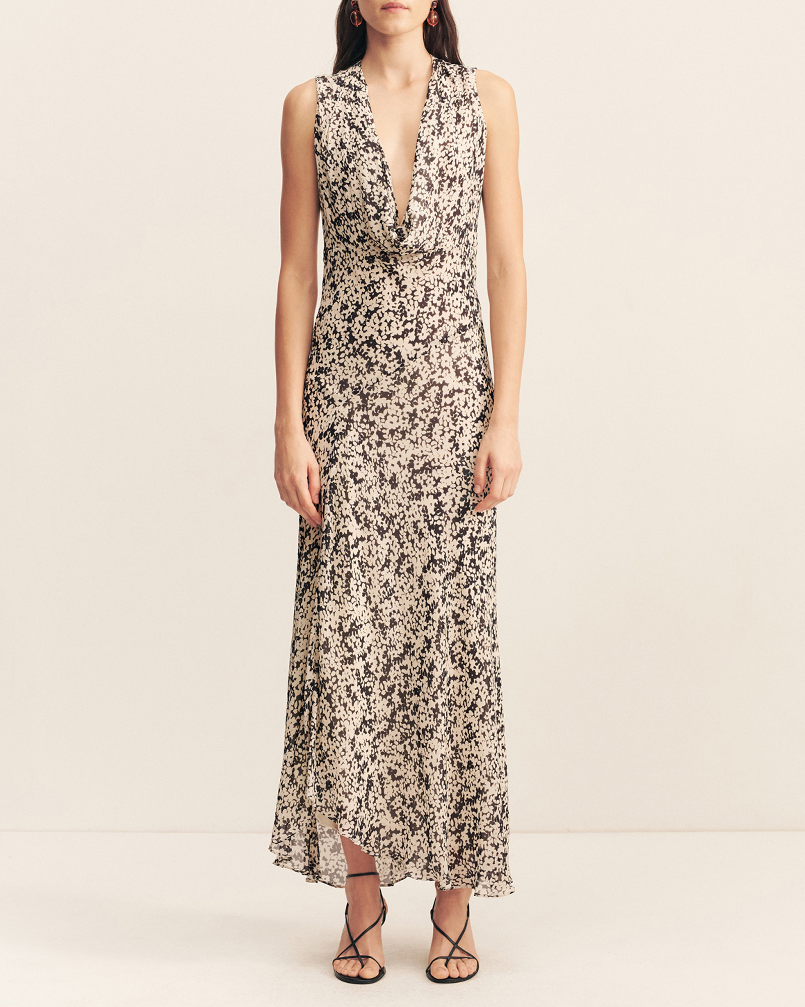 Ophelia Low Cowl Maxi Dress