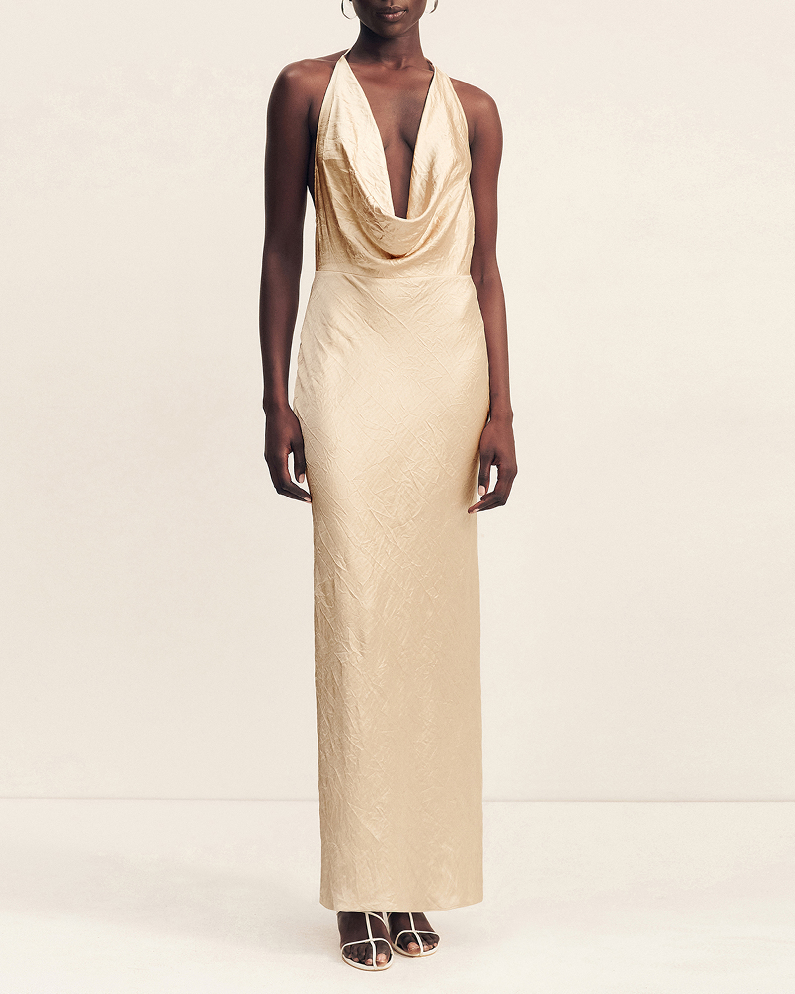 Andie Low Cowl Maxi Dress