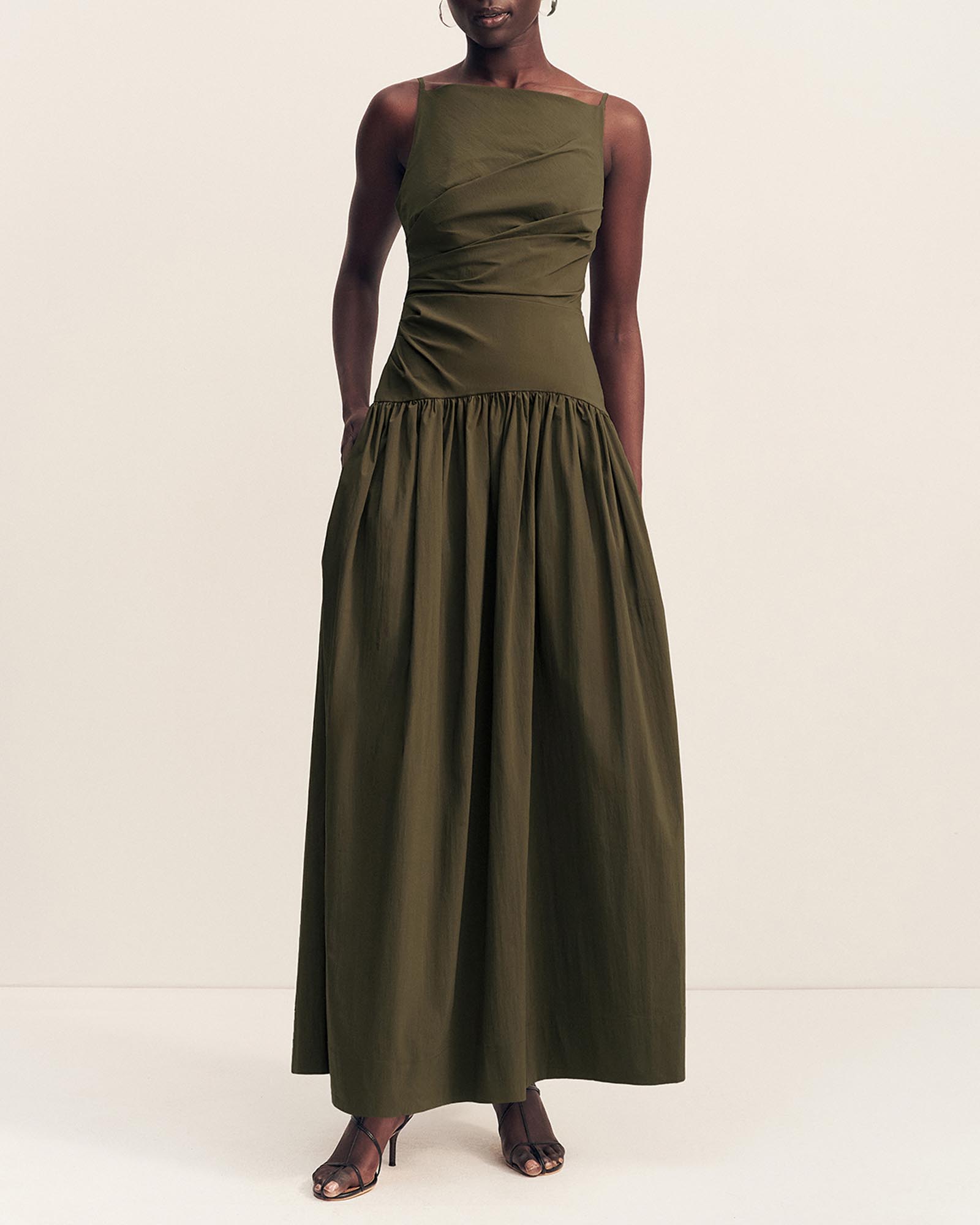 Campbell Square Neck Maxi Dress