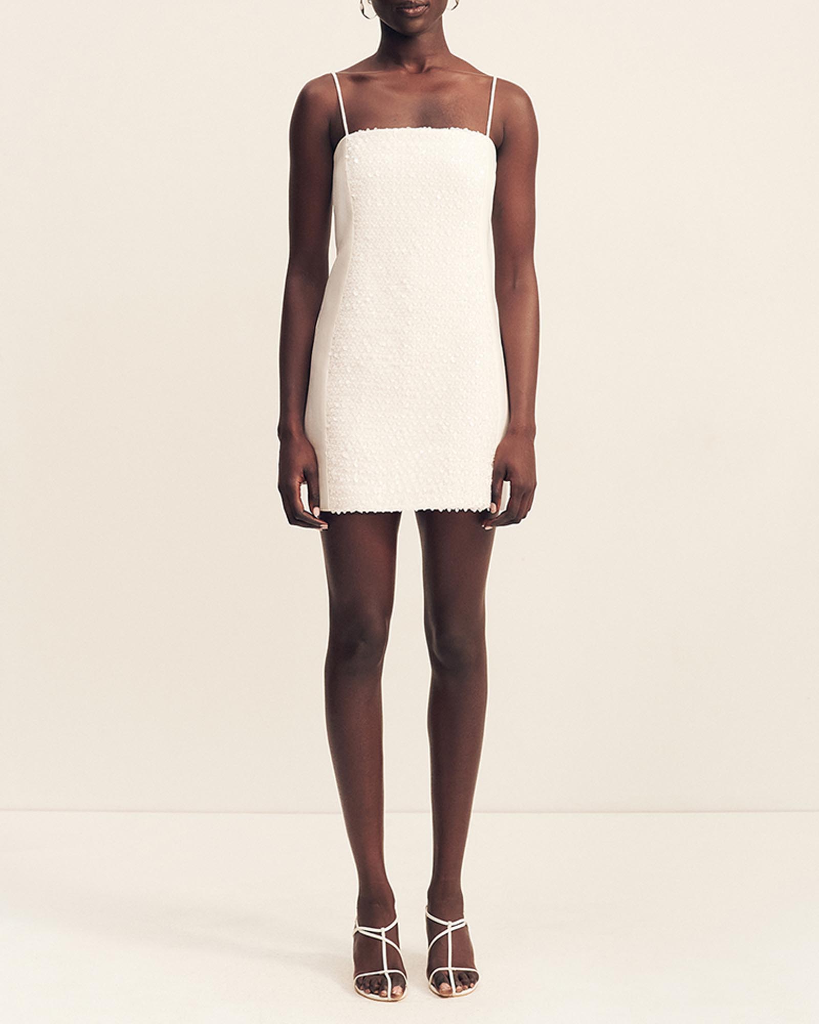 Eluna Panelled Sequin Mini Dress