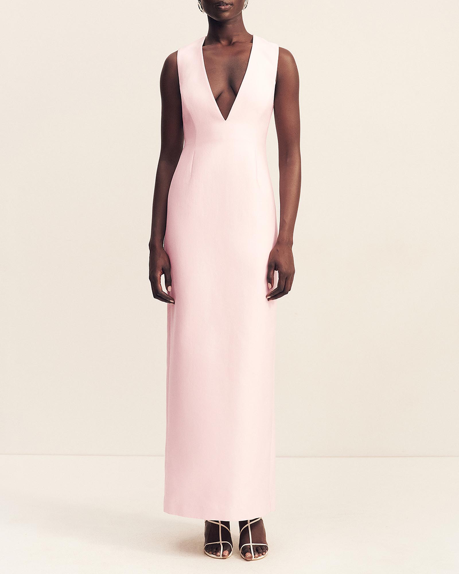 Otis Plunged Fitted Maxi Dress