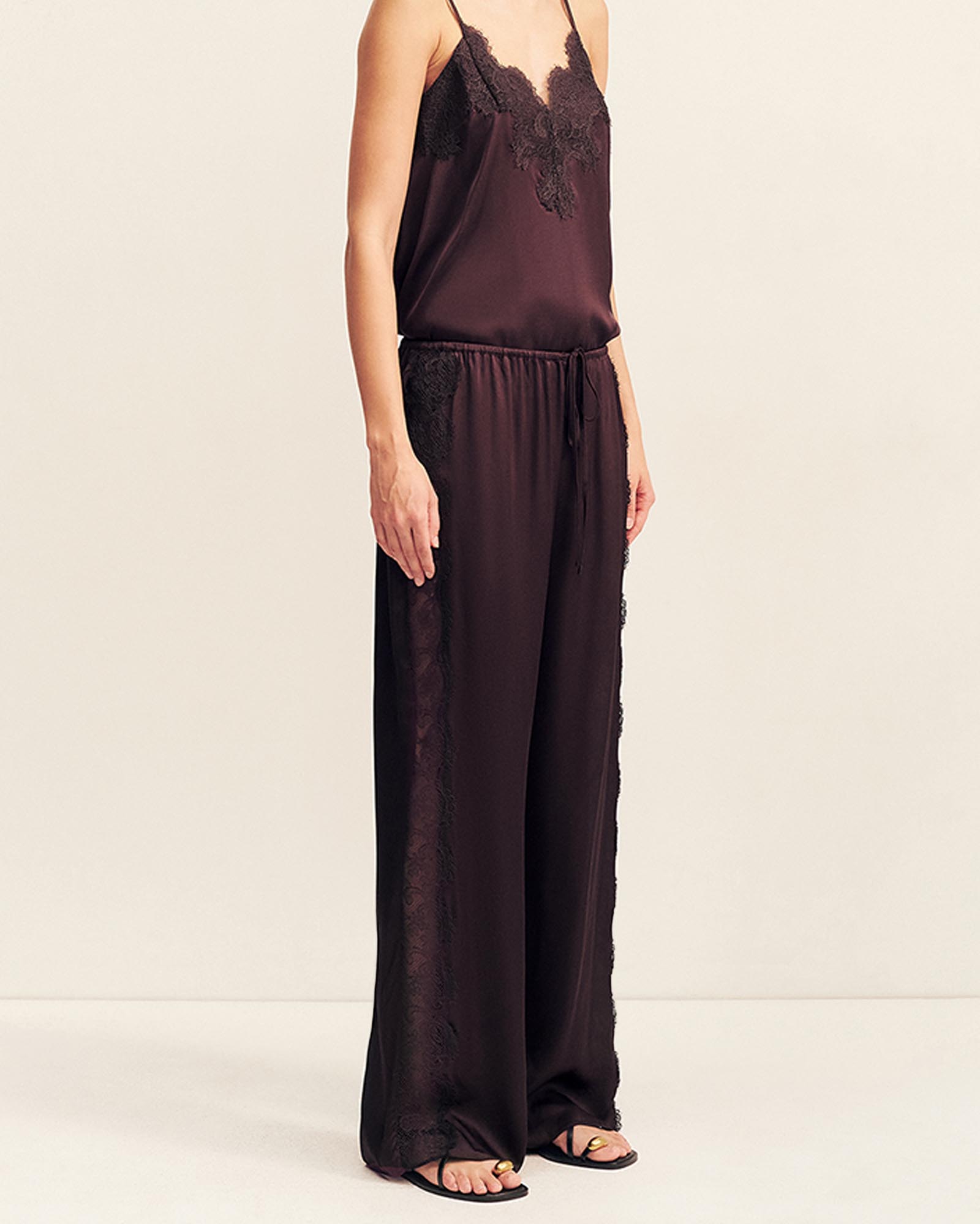 Simona Lace Side Panel Pants
