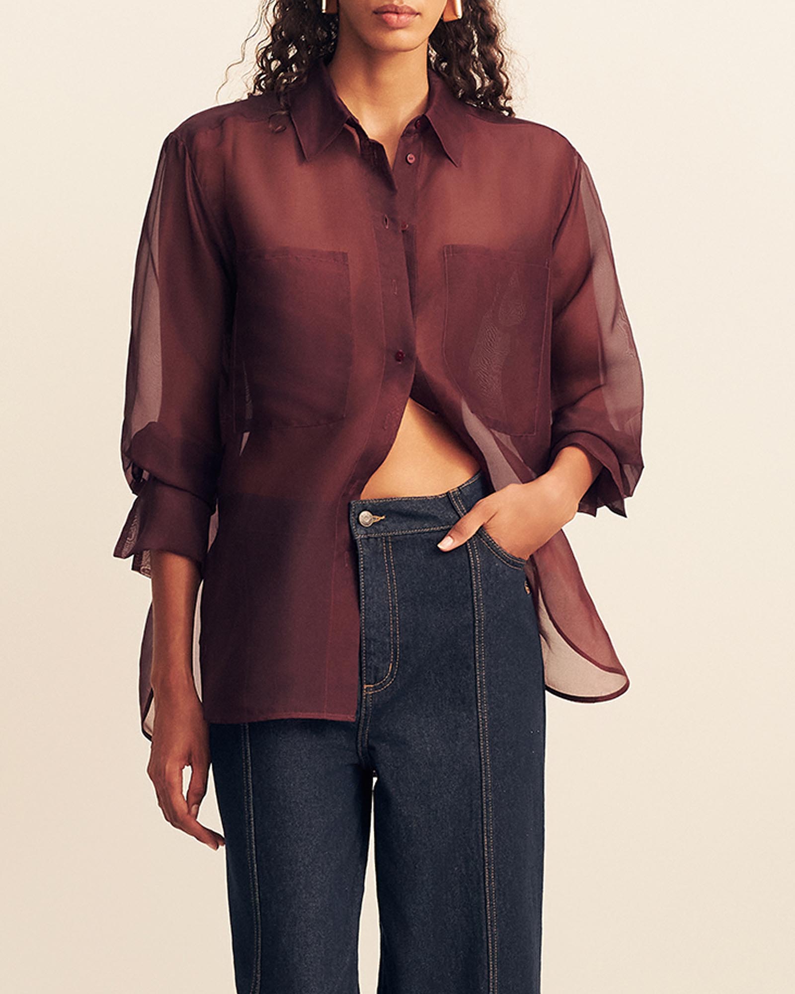 Tibby Silk Organza Shirt