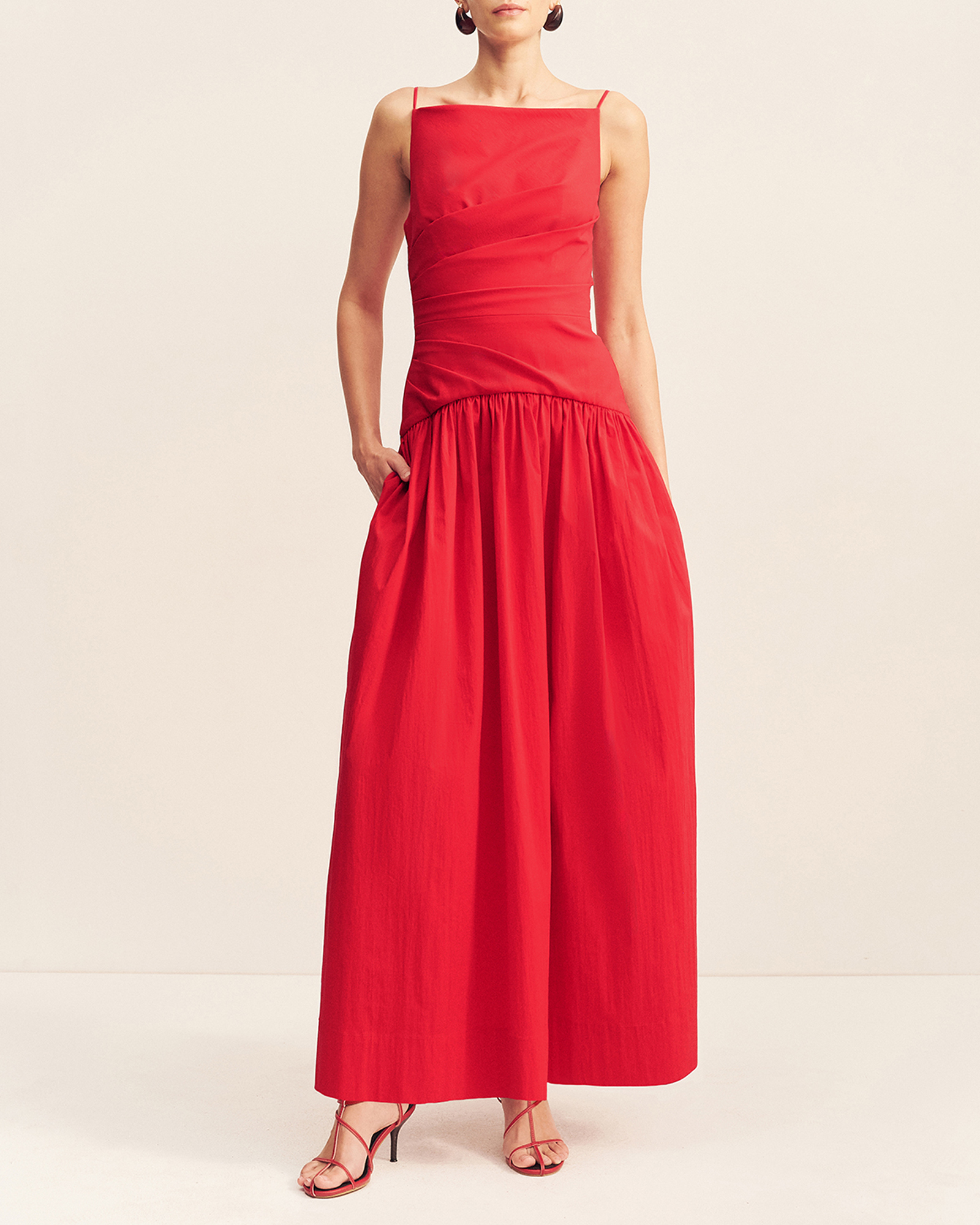 Campbell Square Neck Maxi Dress