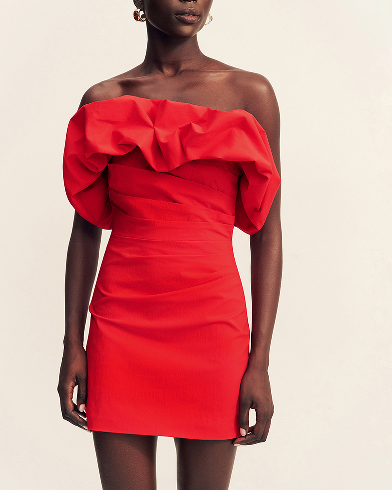 Campbell Strapless Bubble Mini Dress