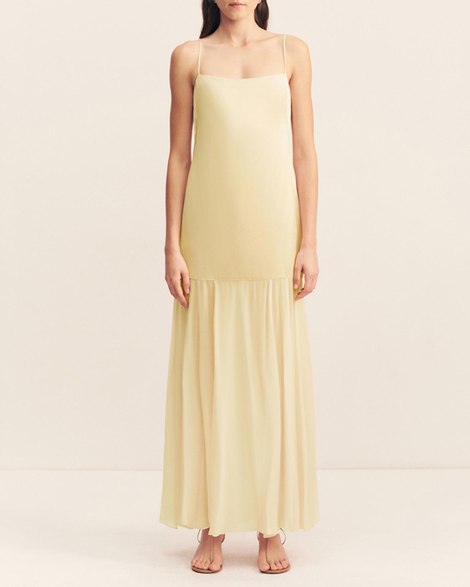 Moraya Dropped Waist Maxi Dress