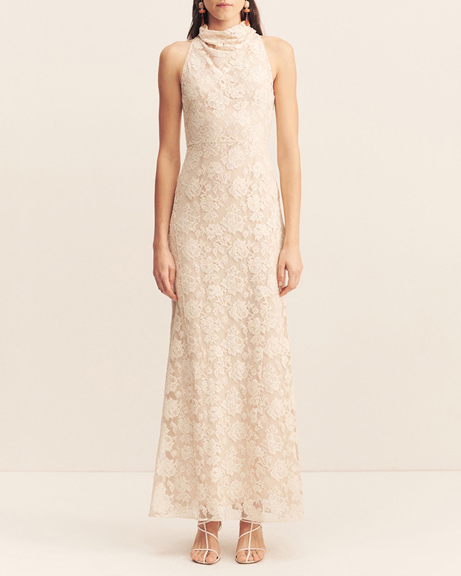 Presley High Cowl Maxi Dress