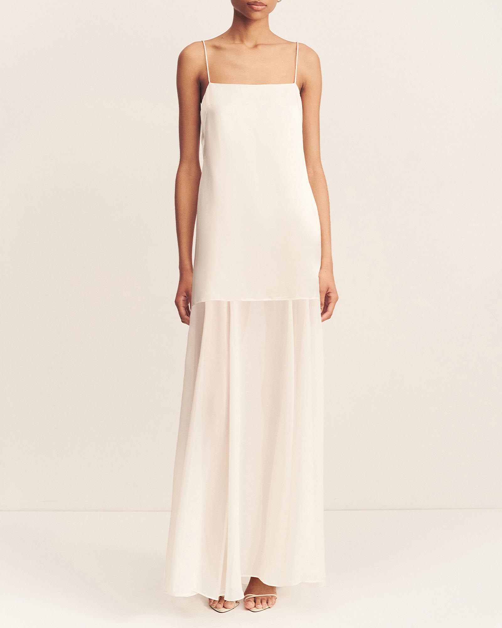 Moraya Dropped Waist Maxi Dress
