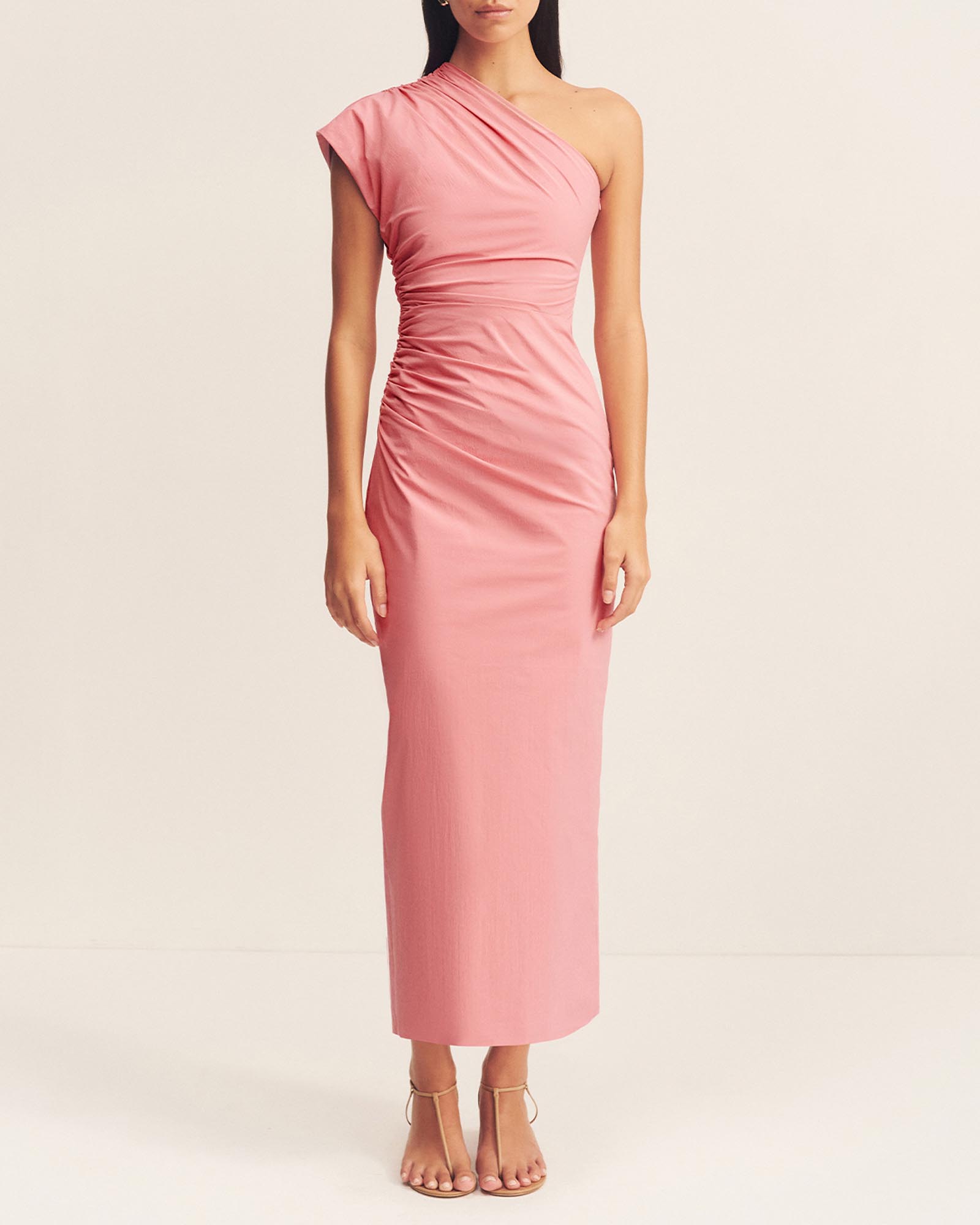 Campbell Asymmetrical Midi Dress