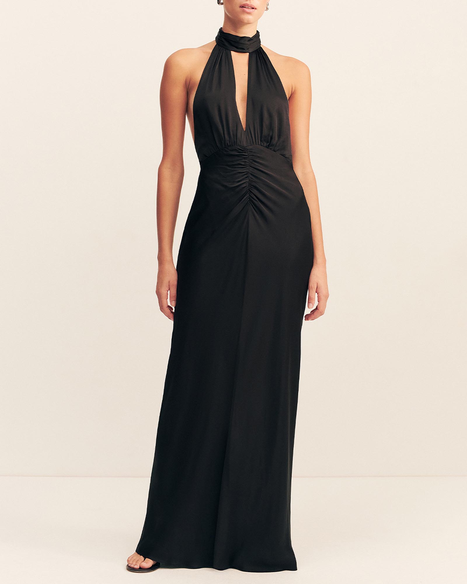 Agnes Halter Neck Maxi Dress