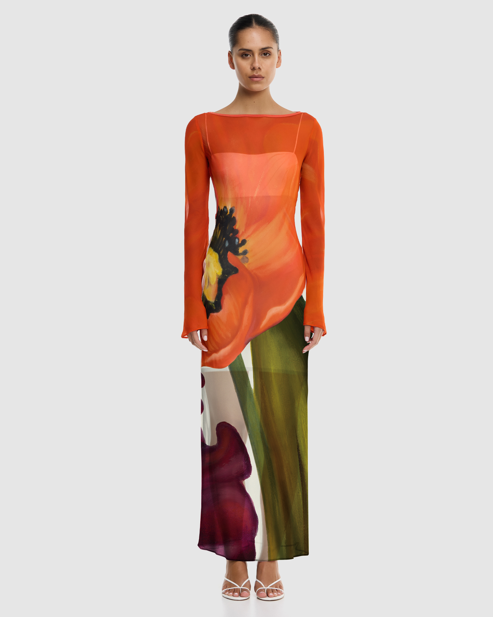 August LS Maxi Dress