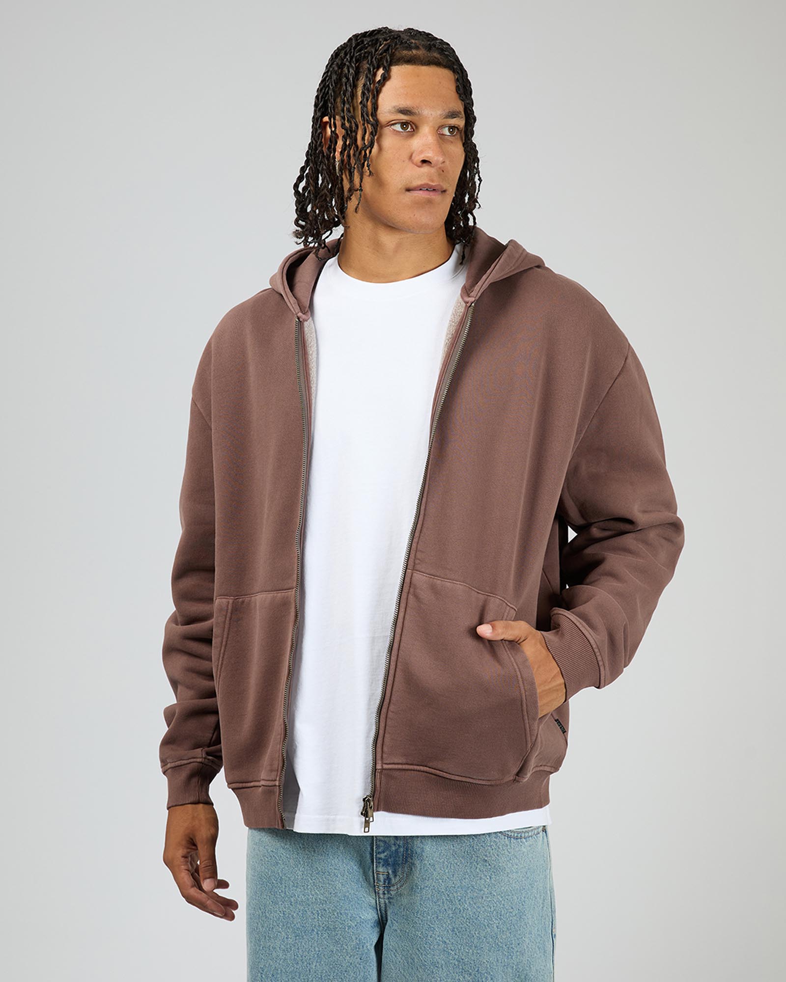 Box Zip Hoodie