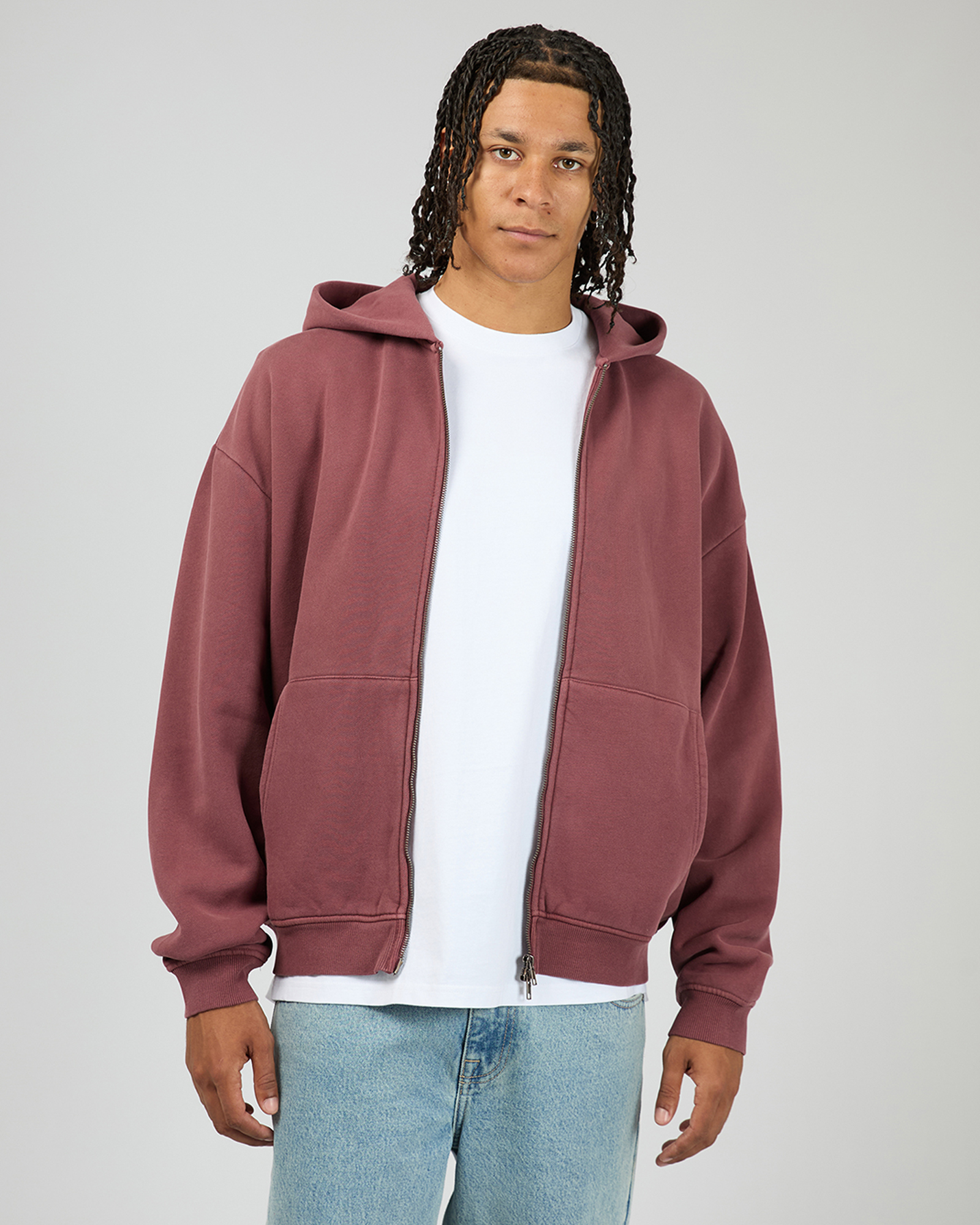 Box Zip Hoodie
