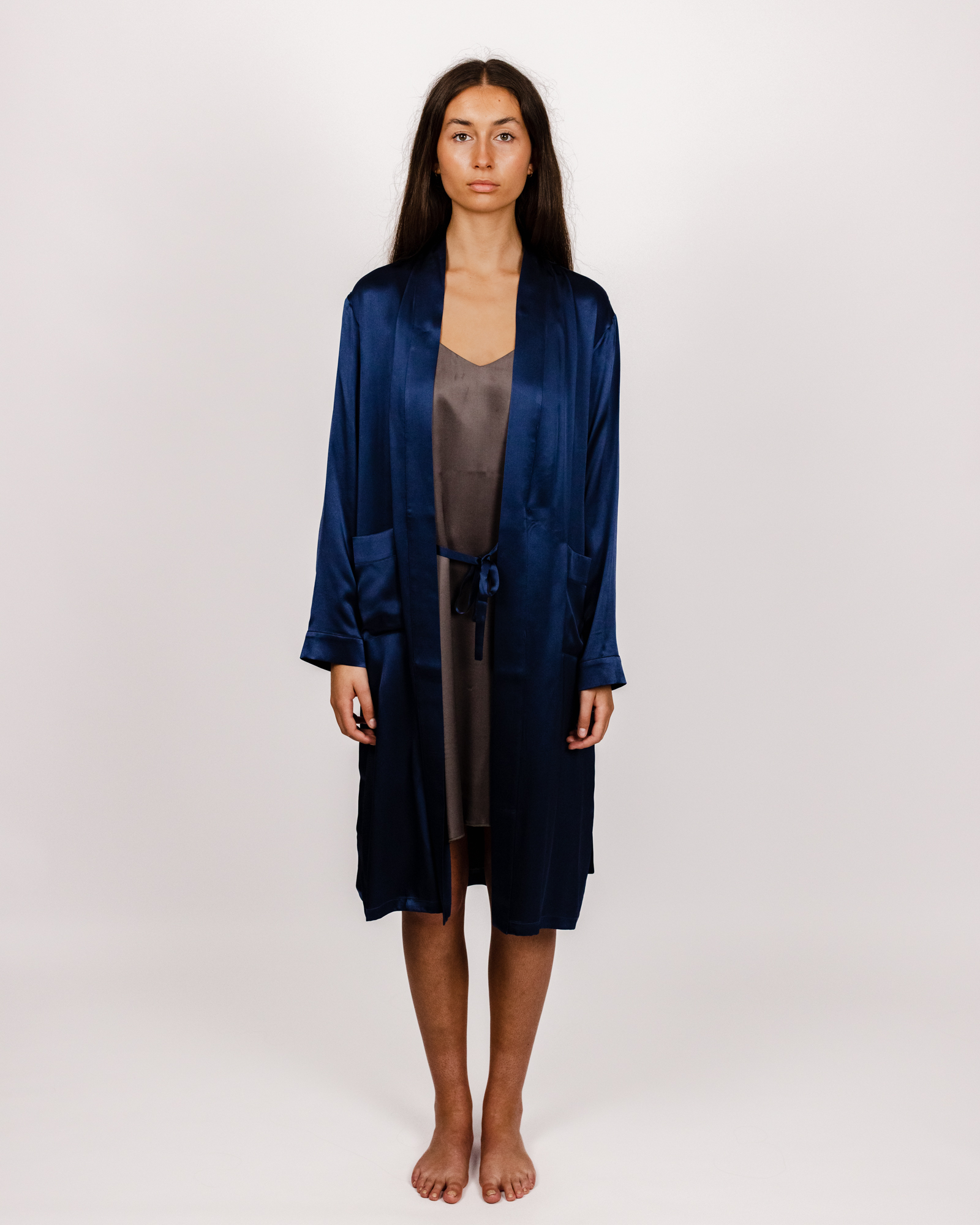 Silk Robe Dressing Gown