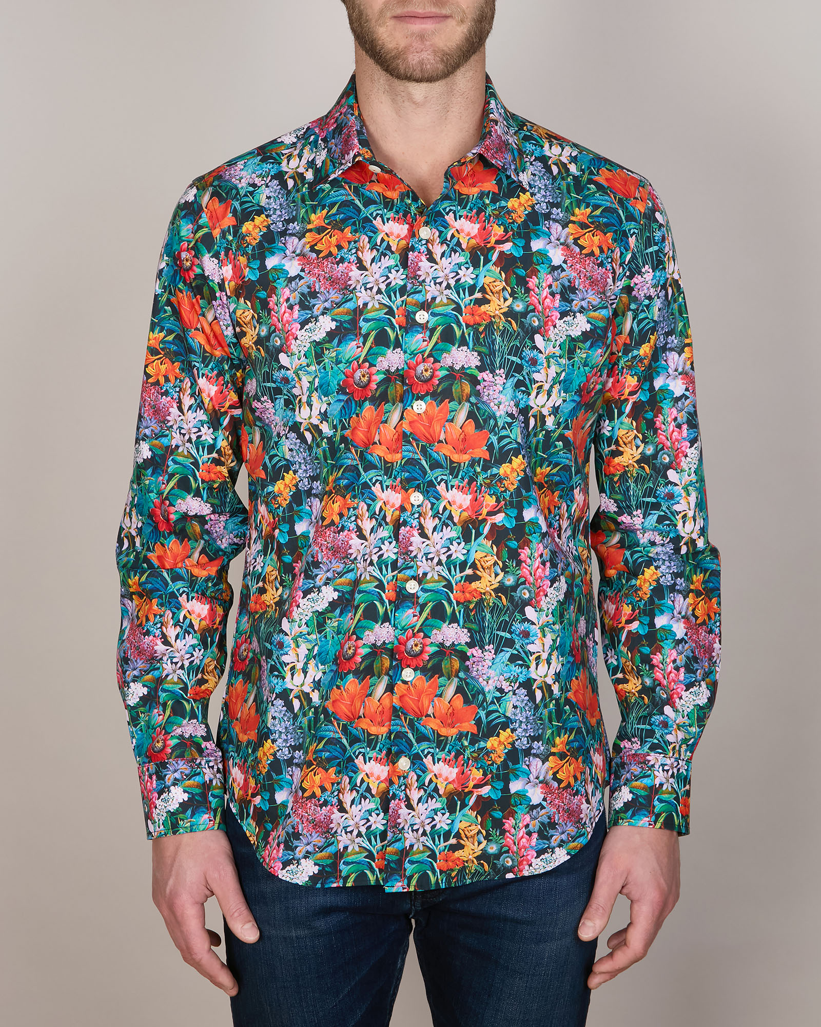 Wild Bloom Digital Print Shirt