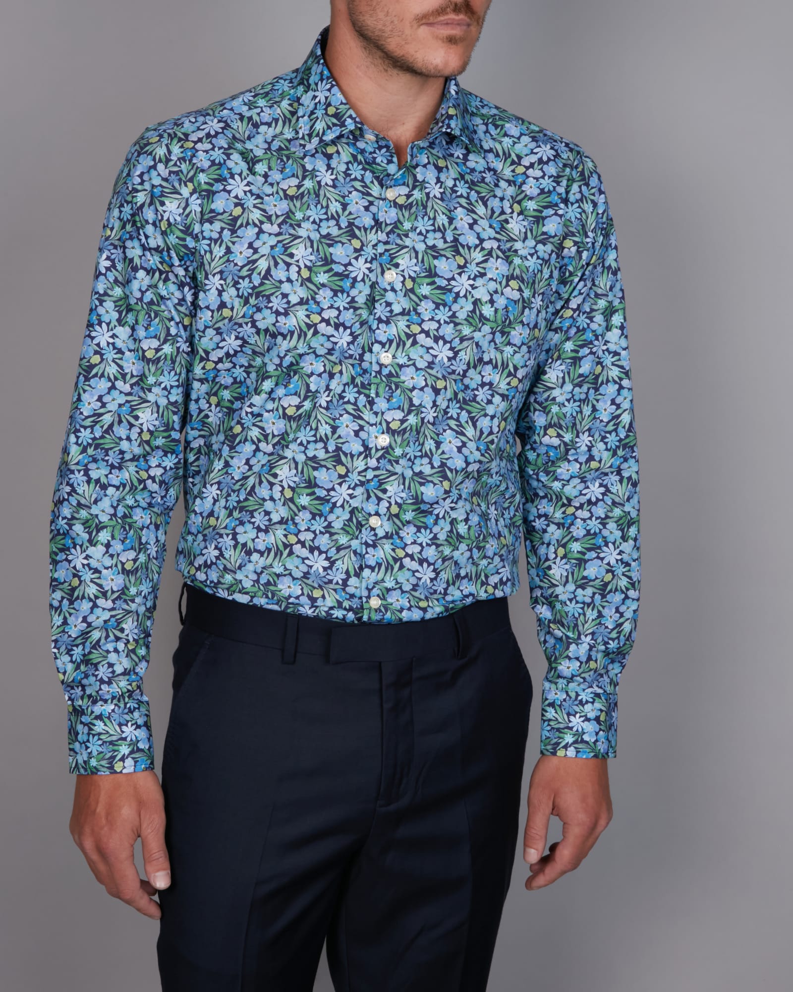 Watercolour Garden Print Shirt