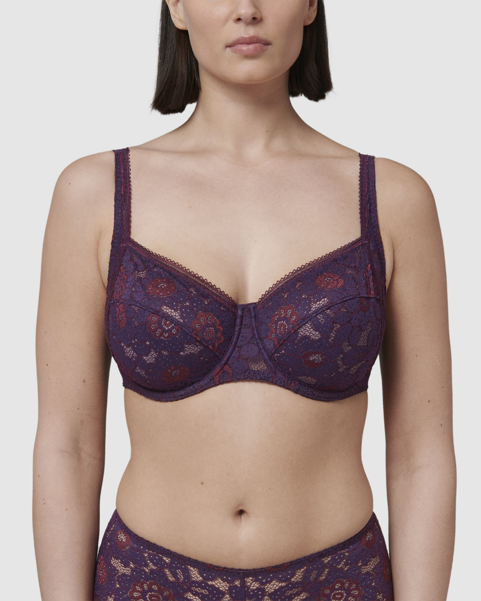 Festive Square Neck Full Cup Bra