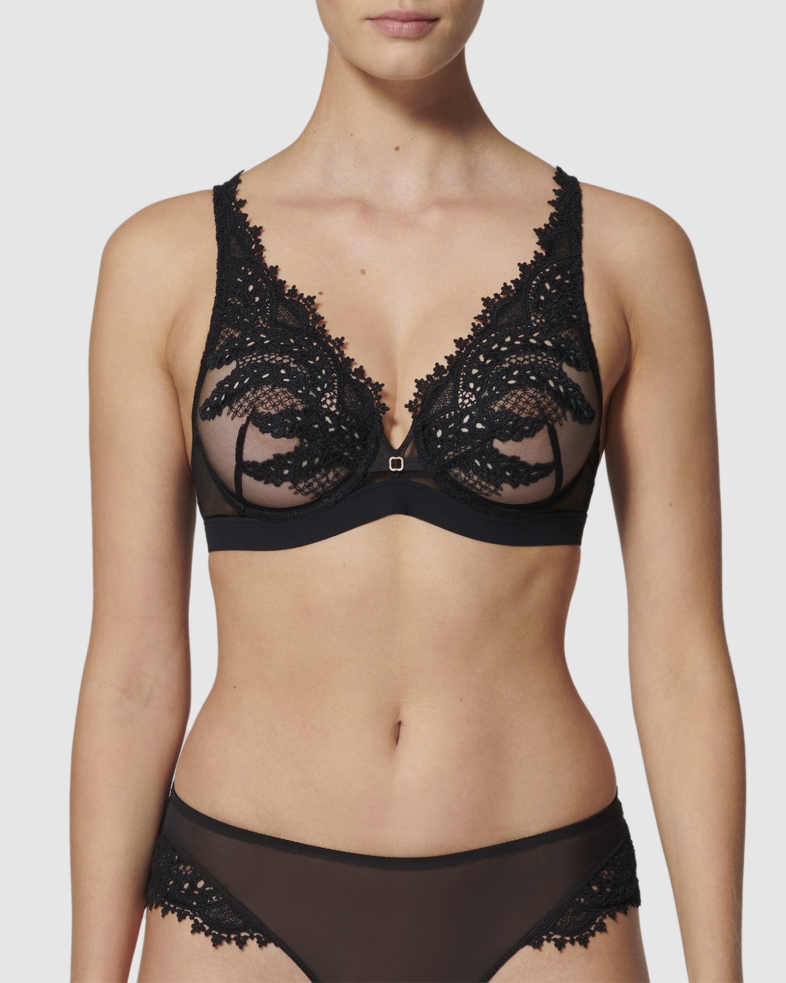 Mystic Deep Plunge Underwire Bra