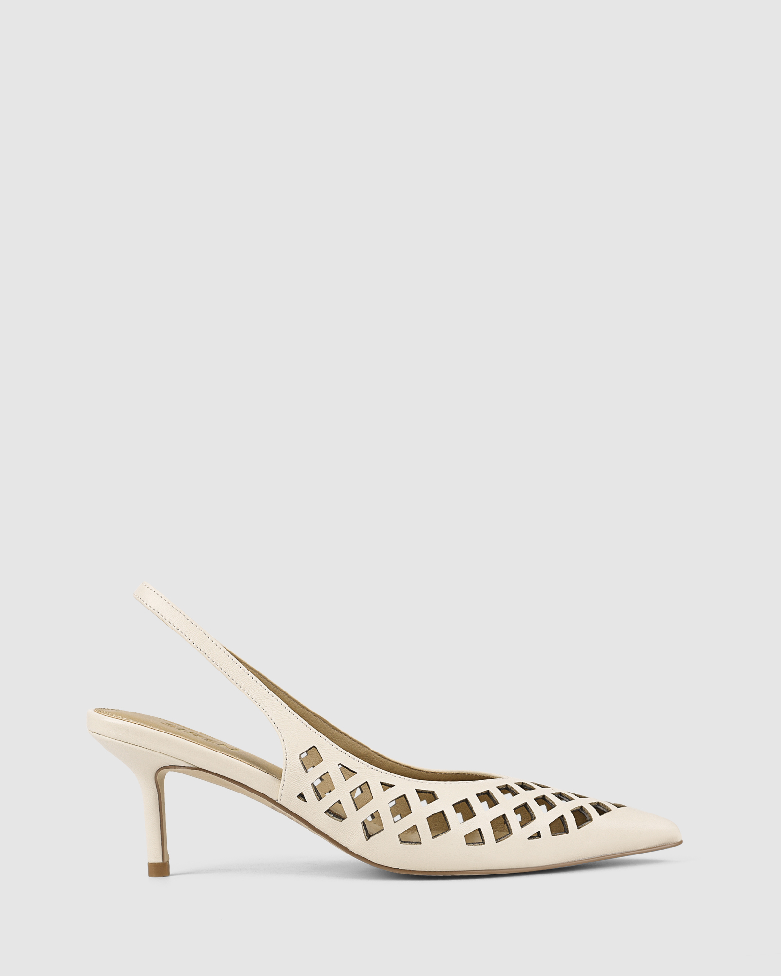 Yovanna Sling Back Kitten Heel
