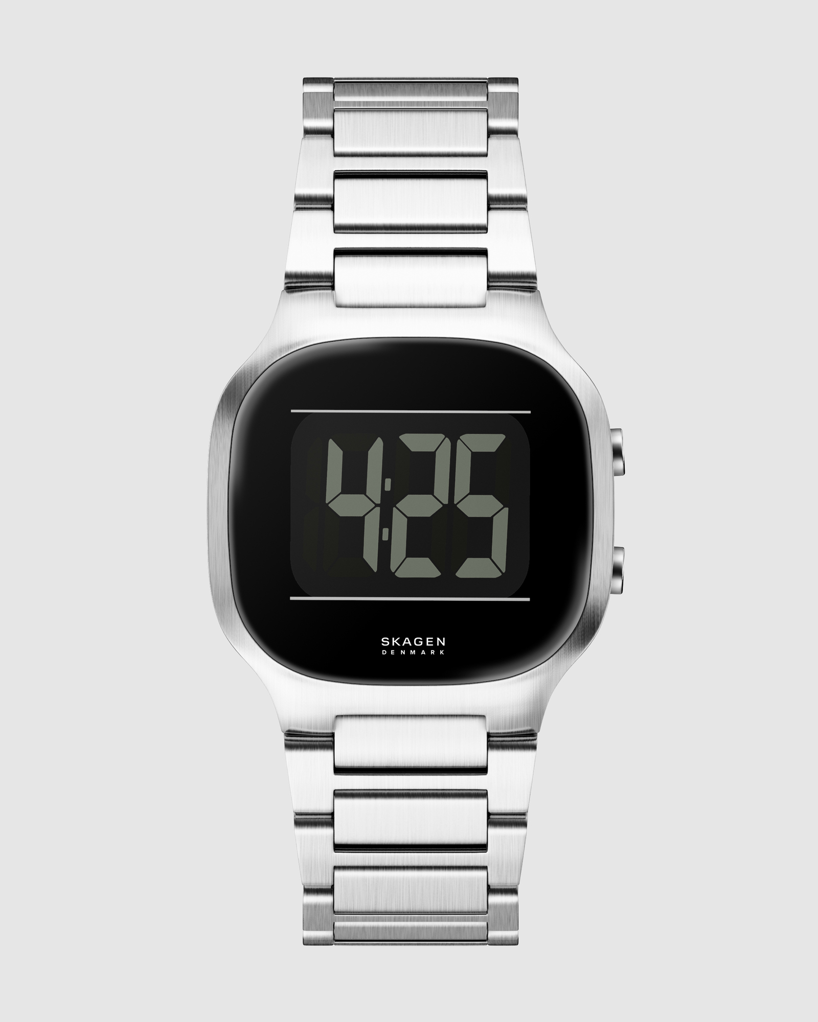Mellem Digital Silver Tone Digital Watch