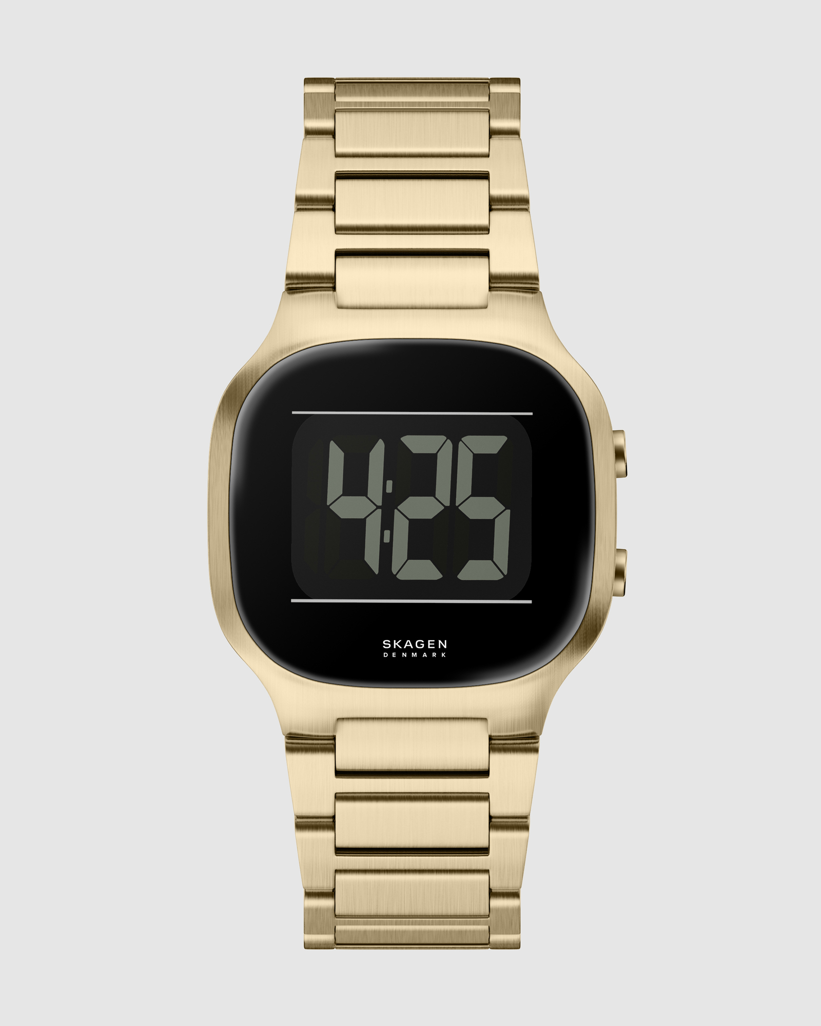 Mellem Digital Gold Tone Digital Watch