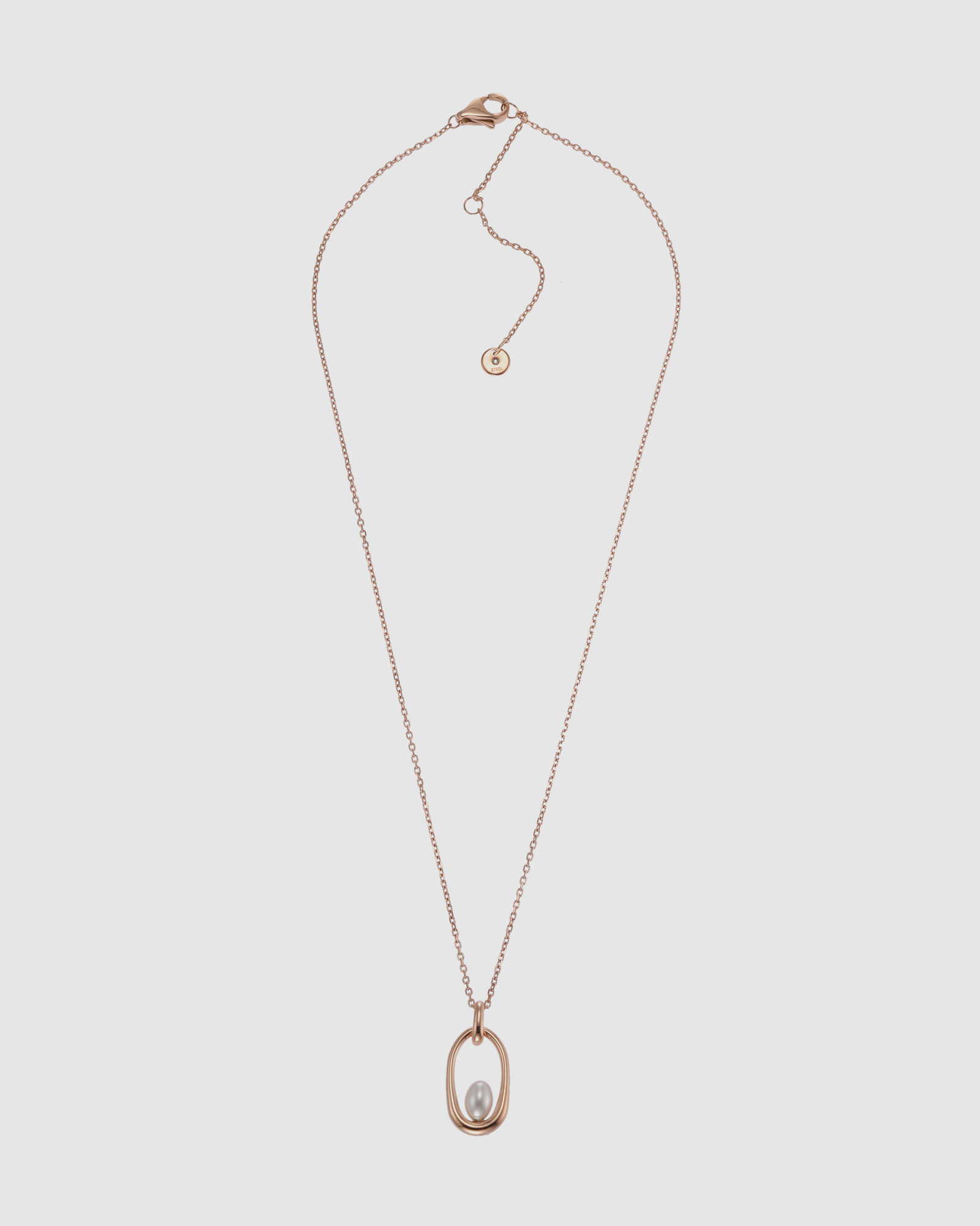 Agnethe Rose Gold Tone Pendant