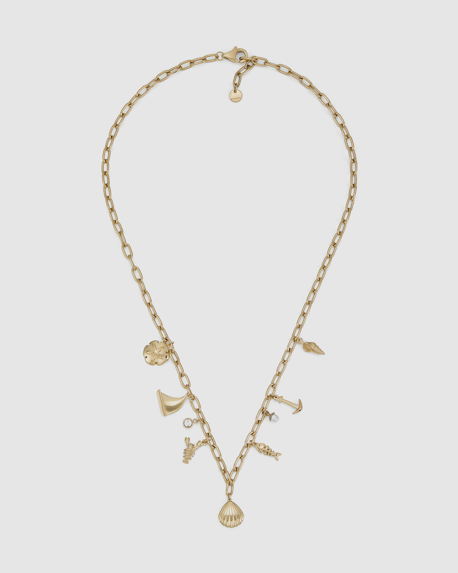 Moderne Ikon Gold Necklace