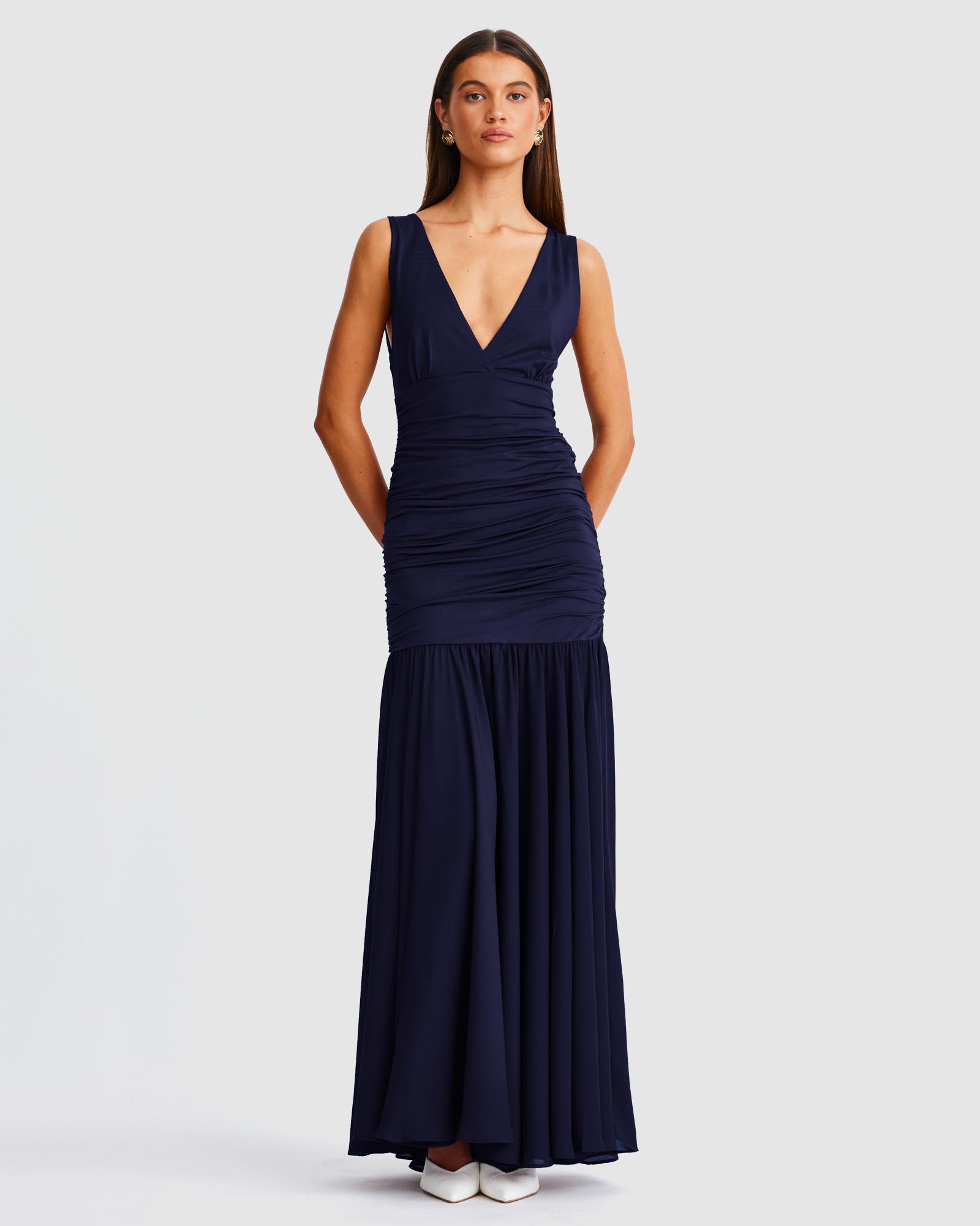 Neve V-Neck Maxi Dress