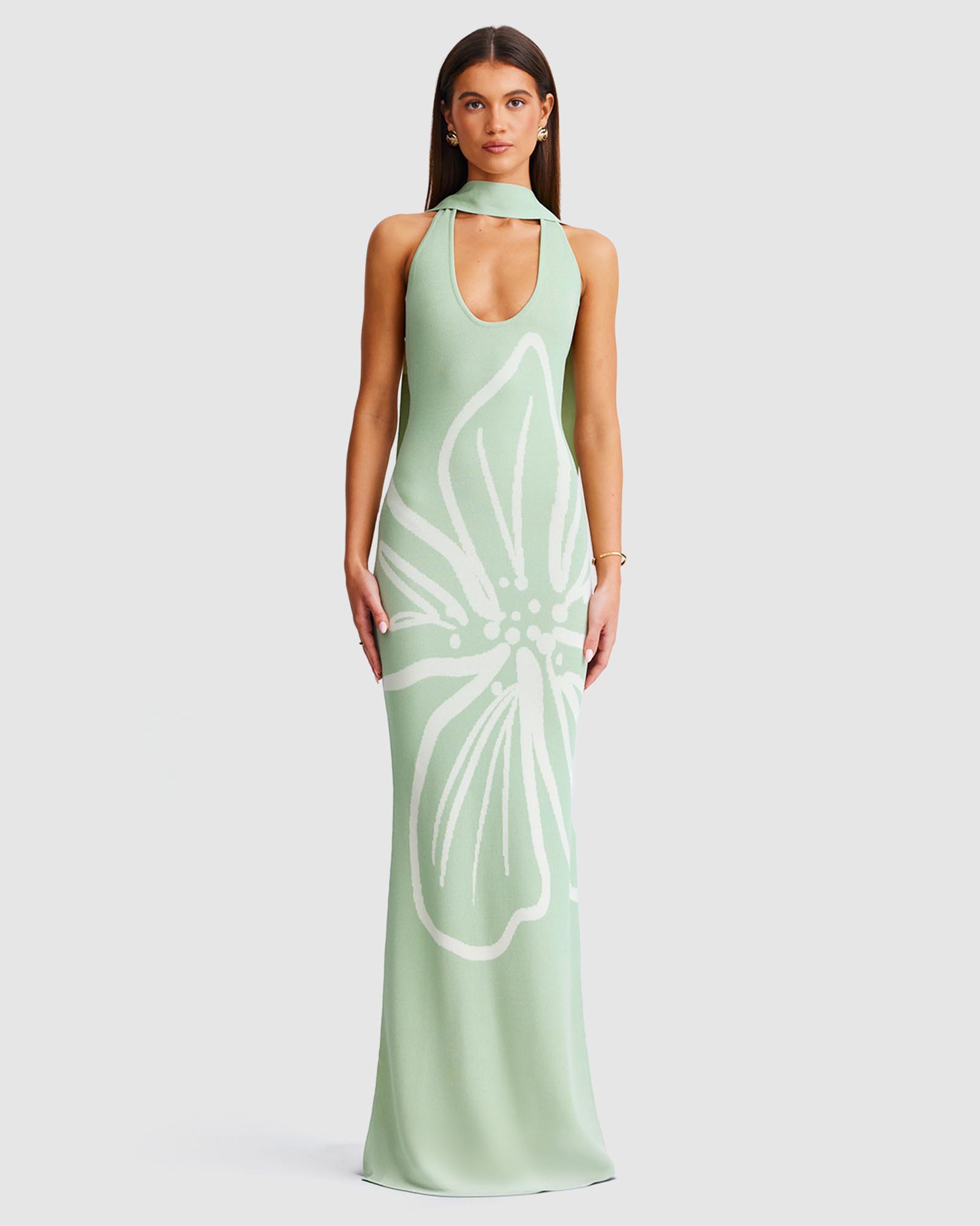Jemima Halterneck Maxi Dress