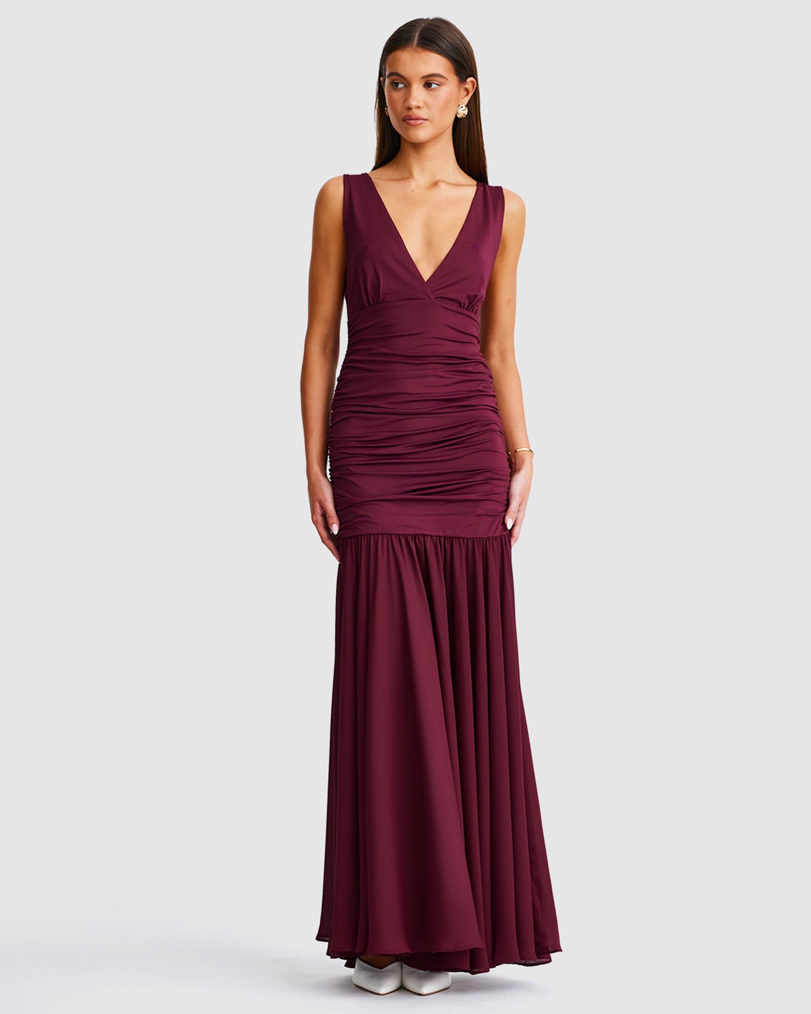 Neve V-Neck Maxi Dress