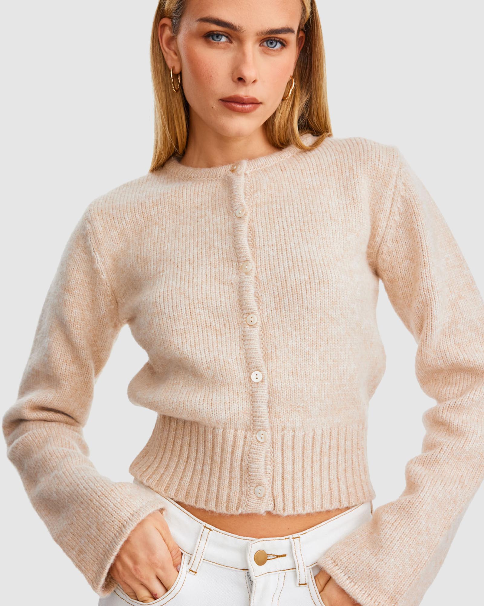 Fluffy August Button Top - ICONIC EXCLUSIVE