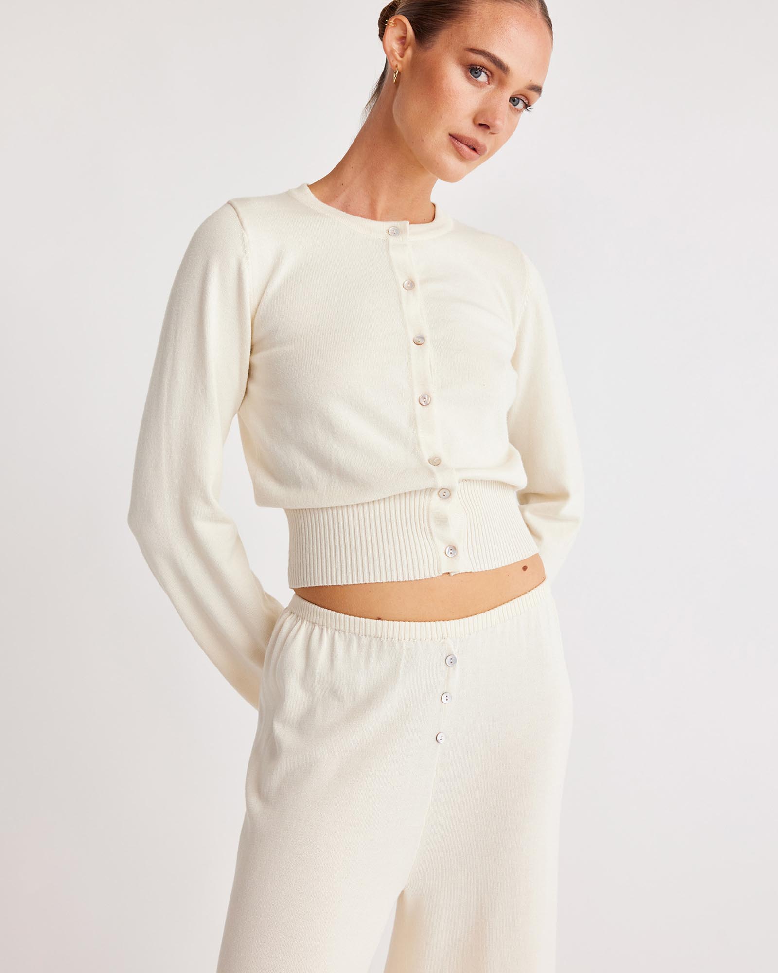 August Button Up Top