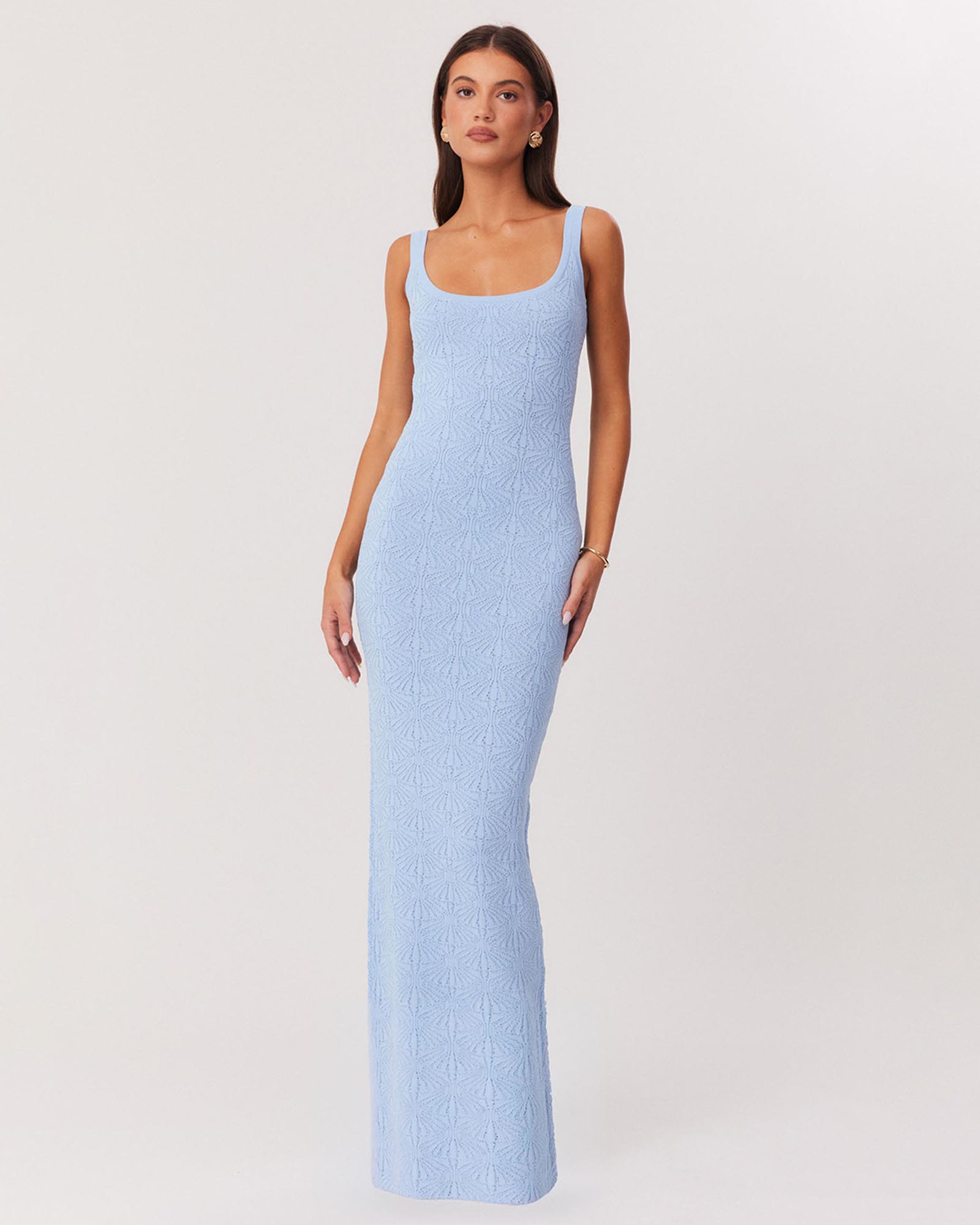 Josefina Jacquard Knit Maxi Dress