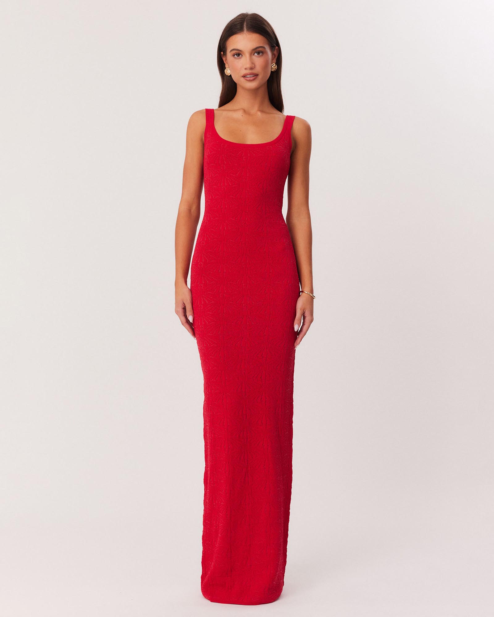 Josefina Jacquard Knit Maxi Dress
