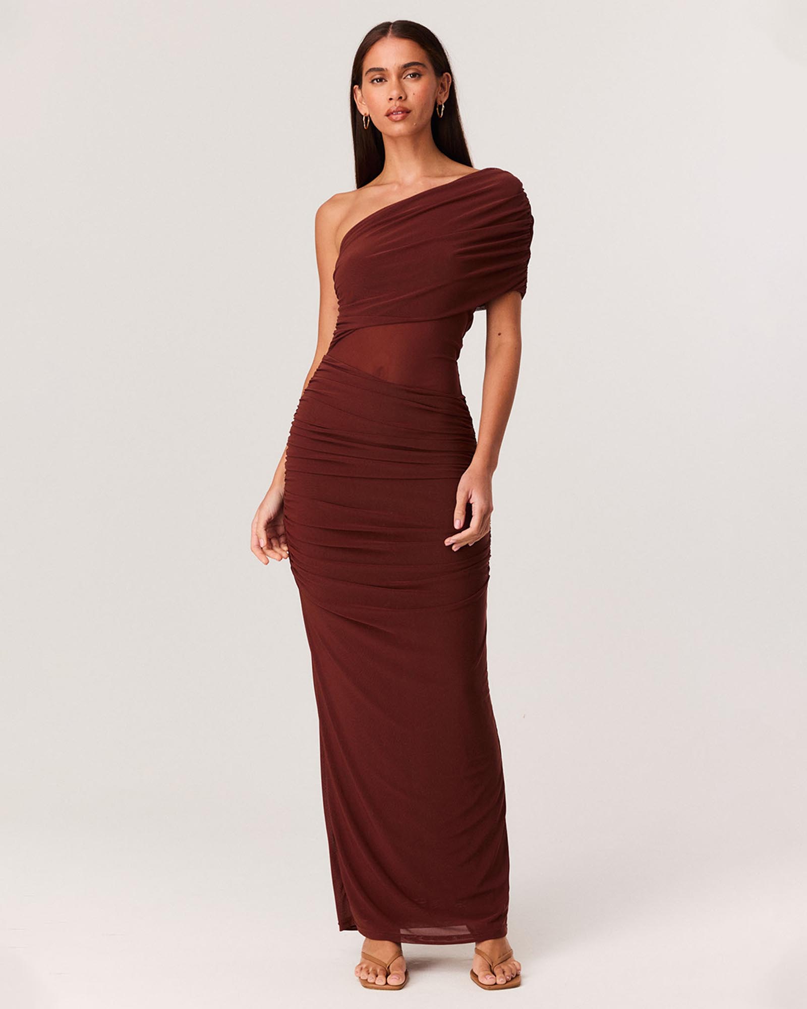 Kimberly One Shoulder Maxi Dress