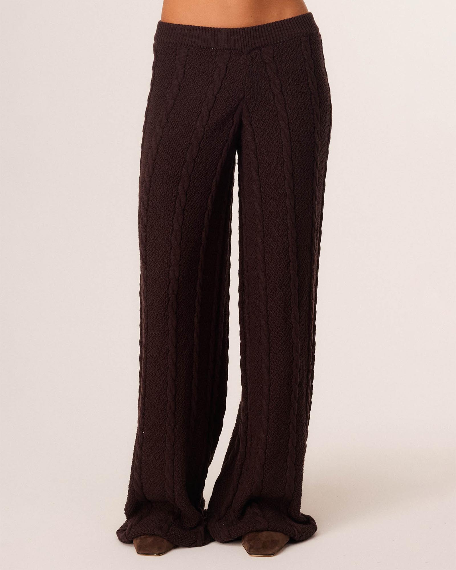 Cici Cable Knit Pants