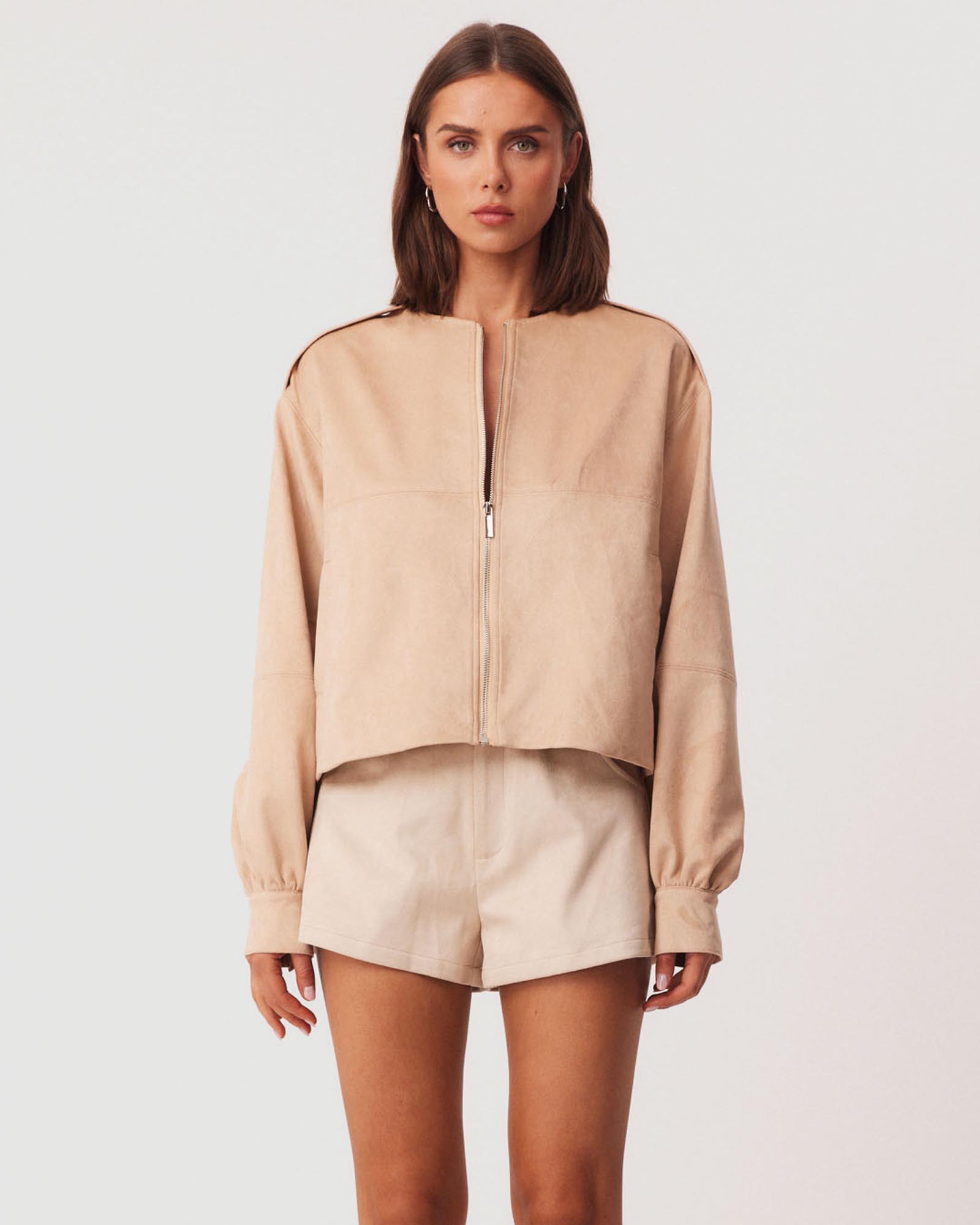 Bray Faux Suede Jacket