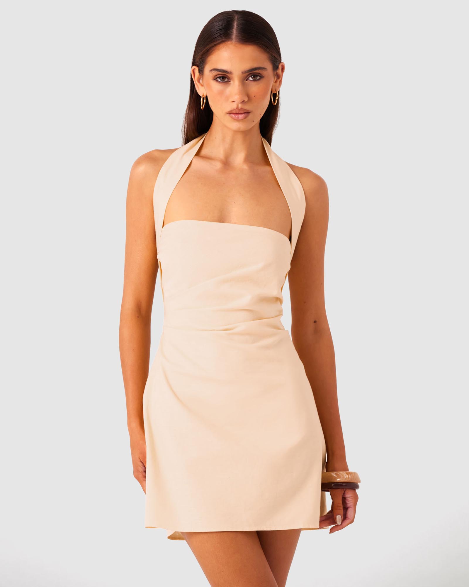 Romi Halterneck Mini Dress