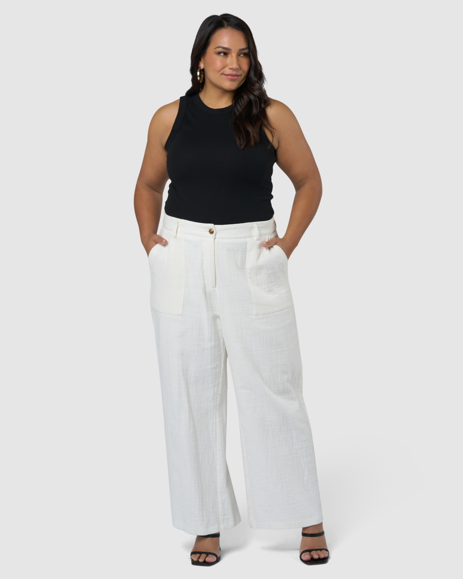 Lila Linen Wide Leg Pant