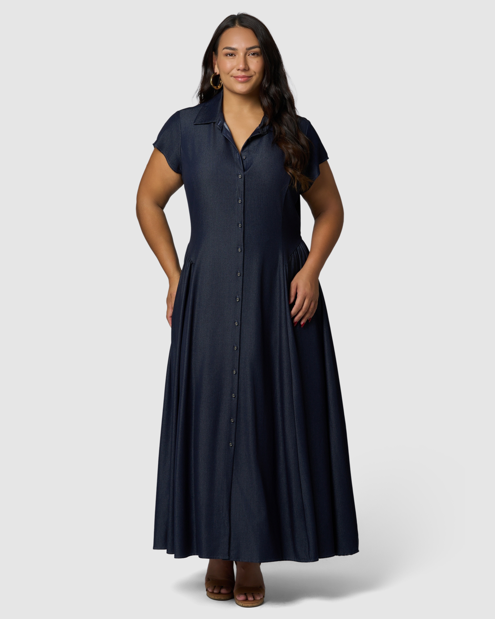 Paige Maxi Shirt Dress