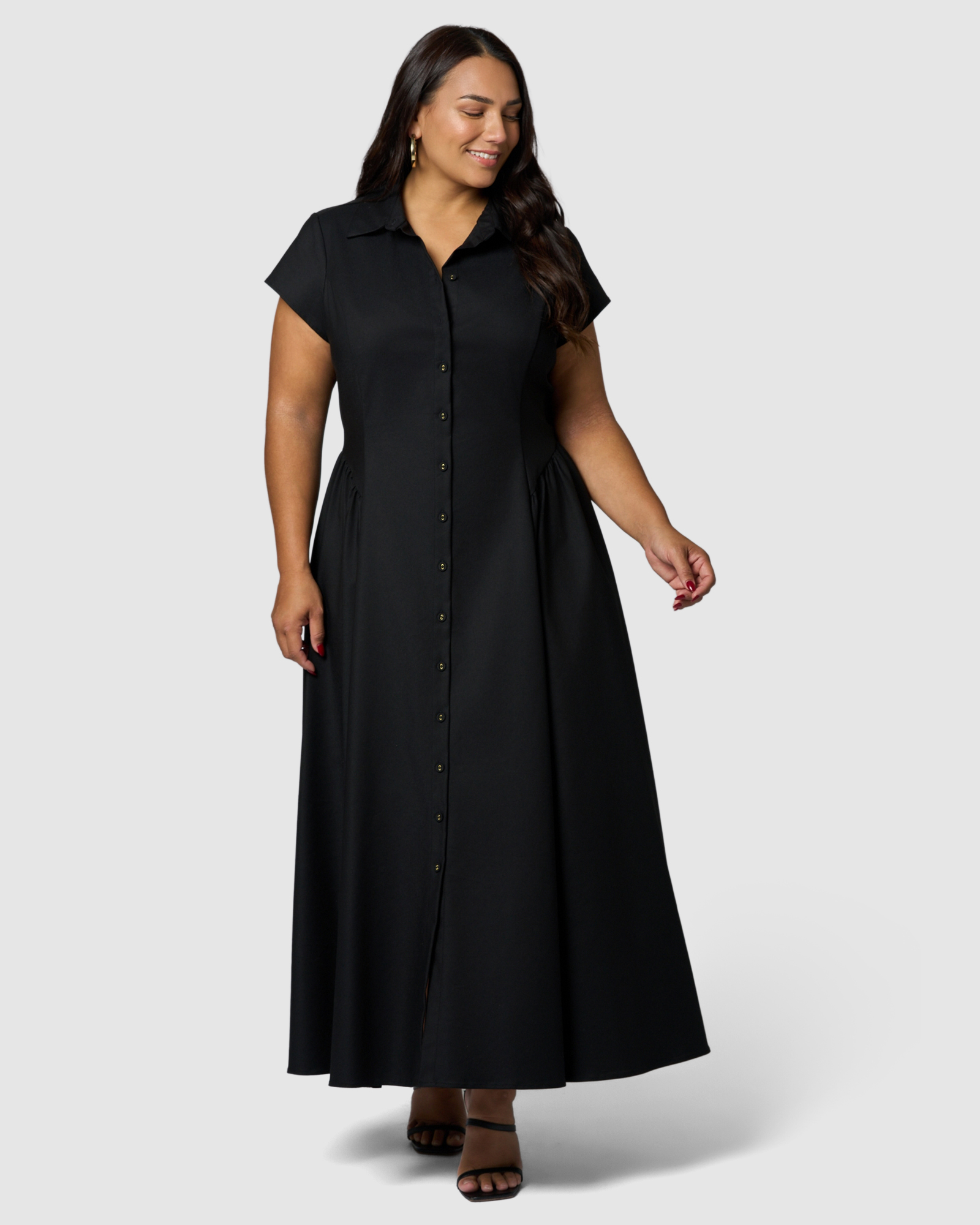Clara Maxi Shirt Dress