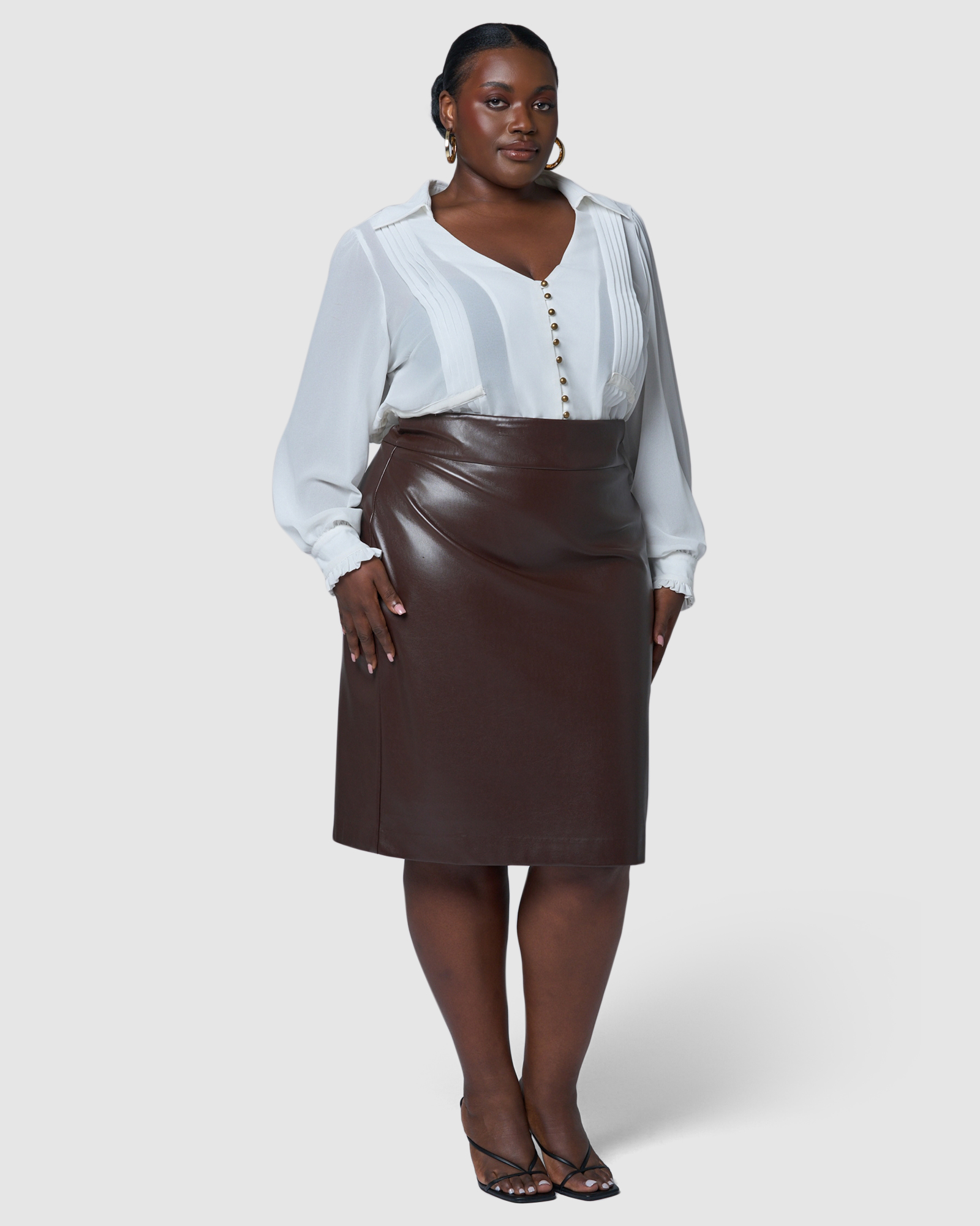 Aurelia Pu Midi Skirt