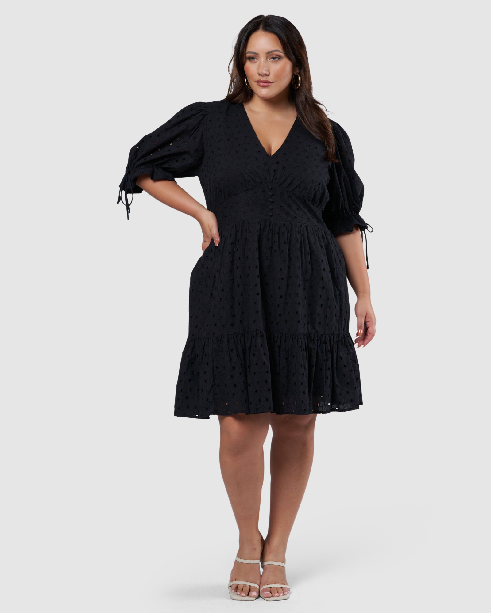 Eiffel Broderie Mini Dress