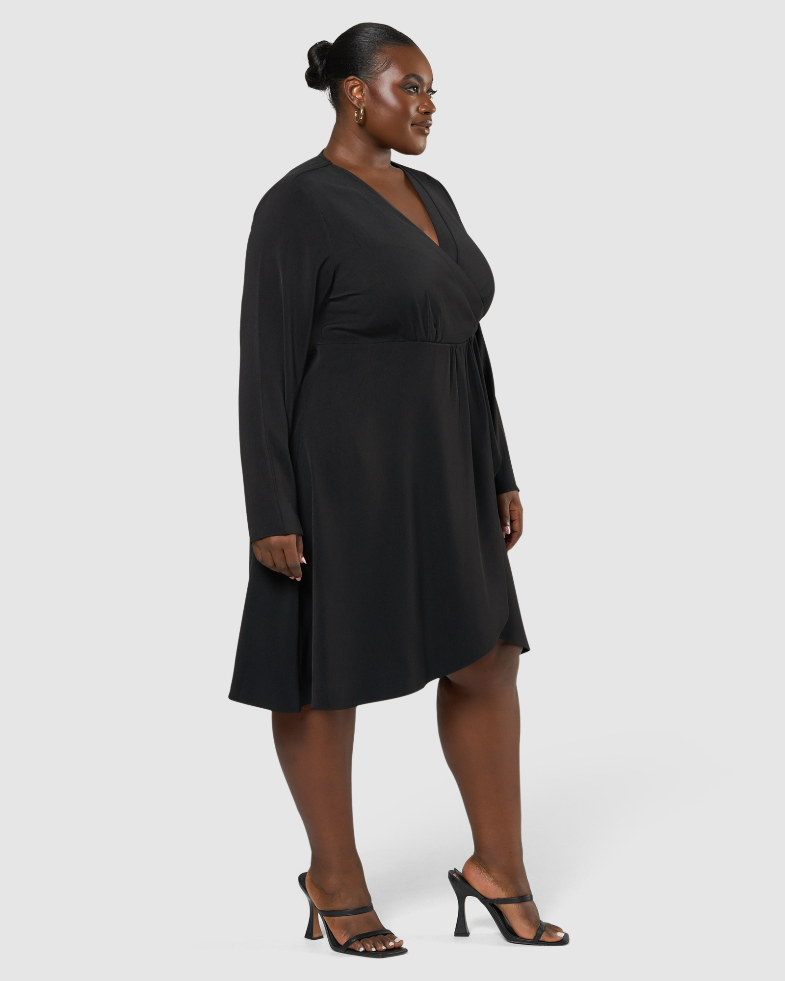 Olea Drape Mini Dress