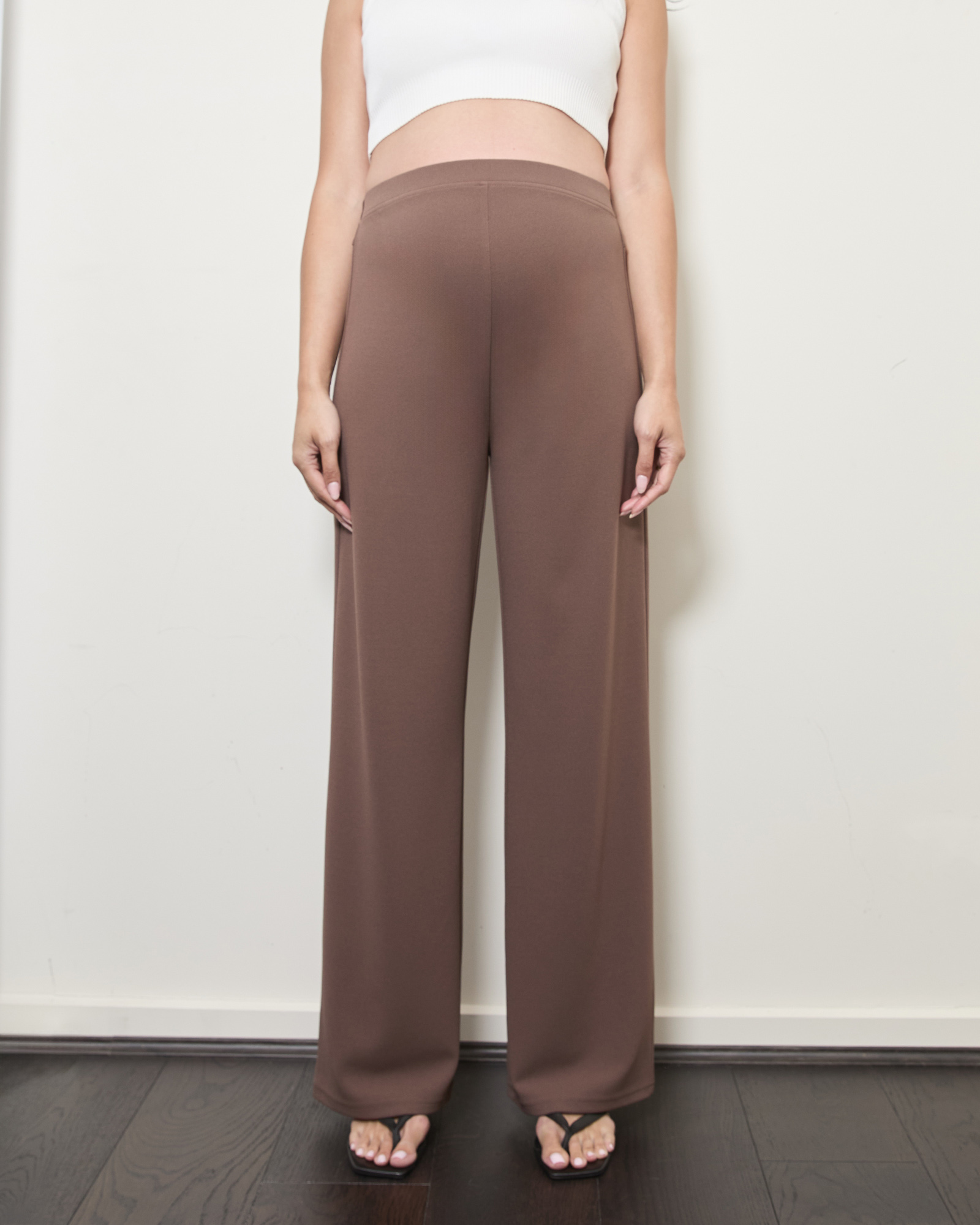 Pull-On Wide Leg Pants