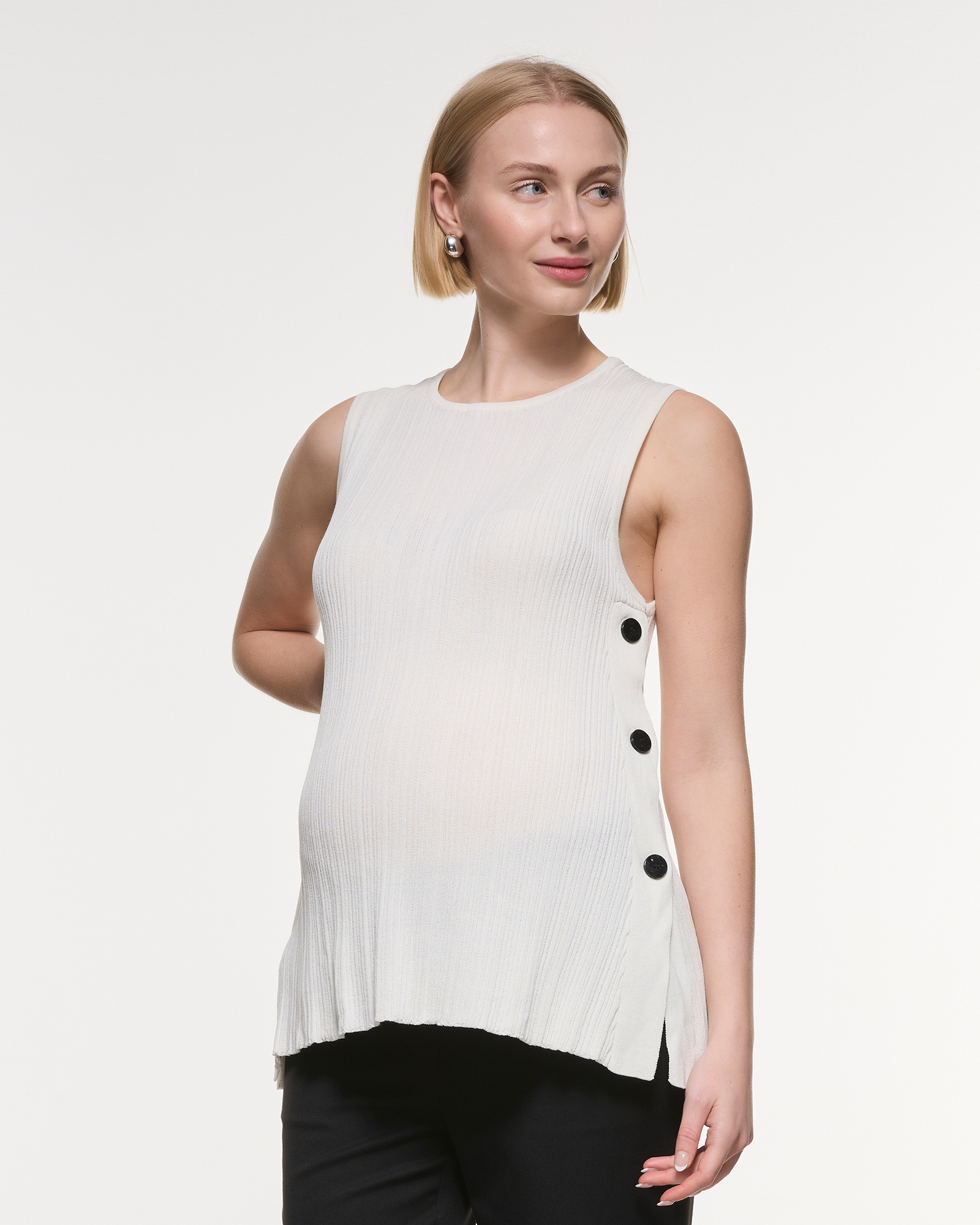 Collette Linen Knit Feeding Tank