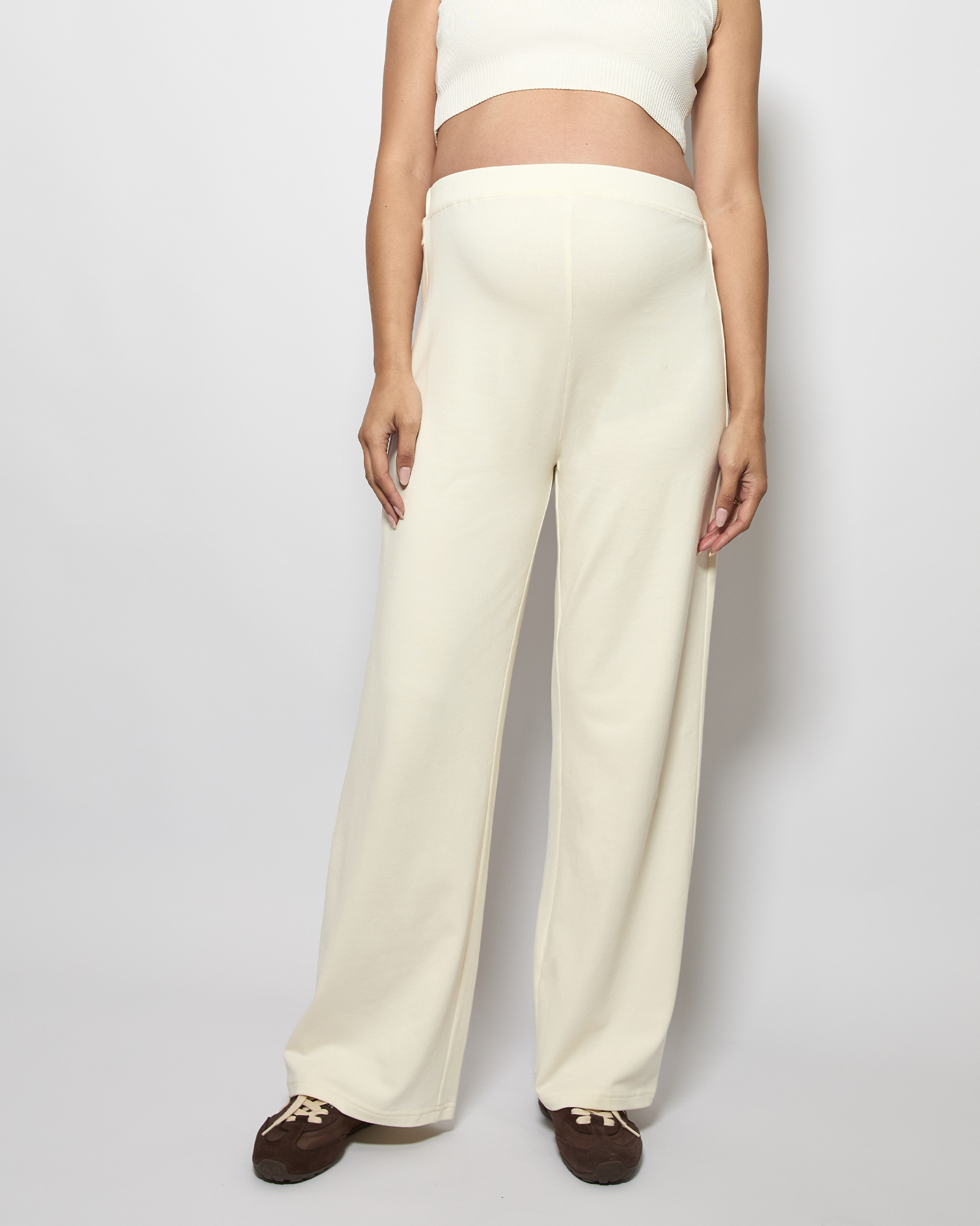 Harriette Wide Cotton Pants