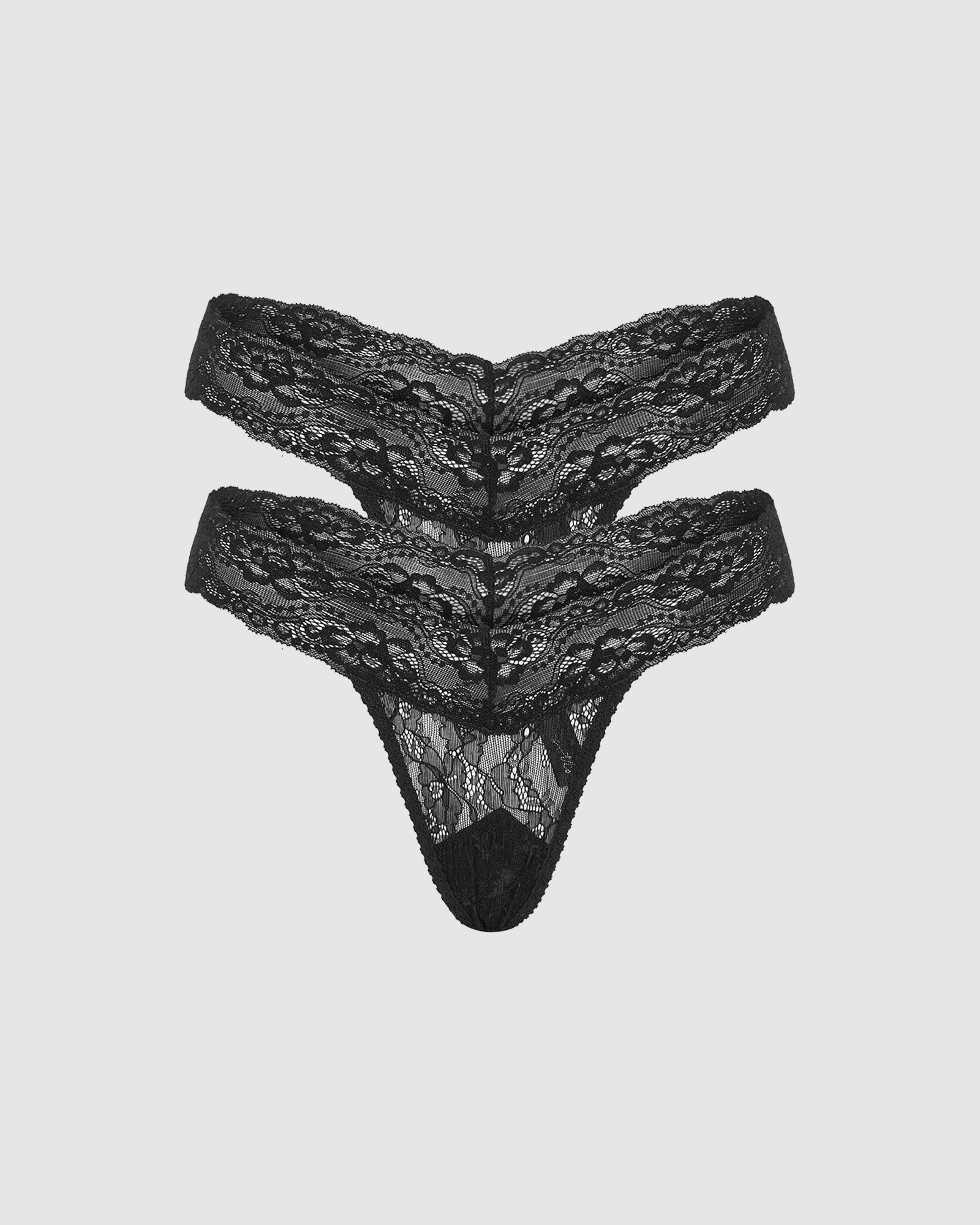 Sotto Two Pack Allungare G-String Black/Black