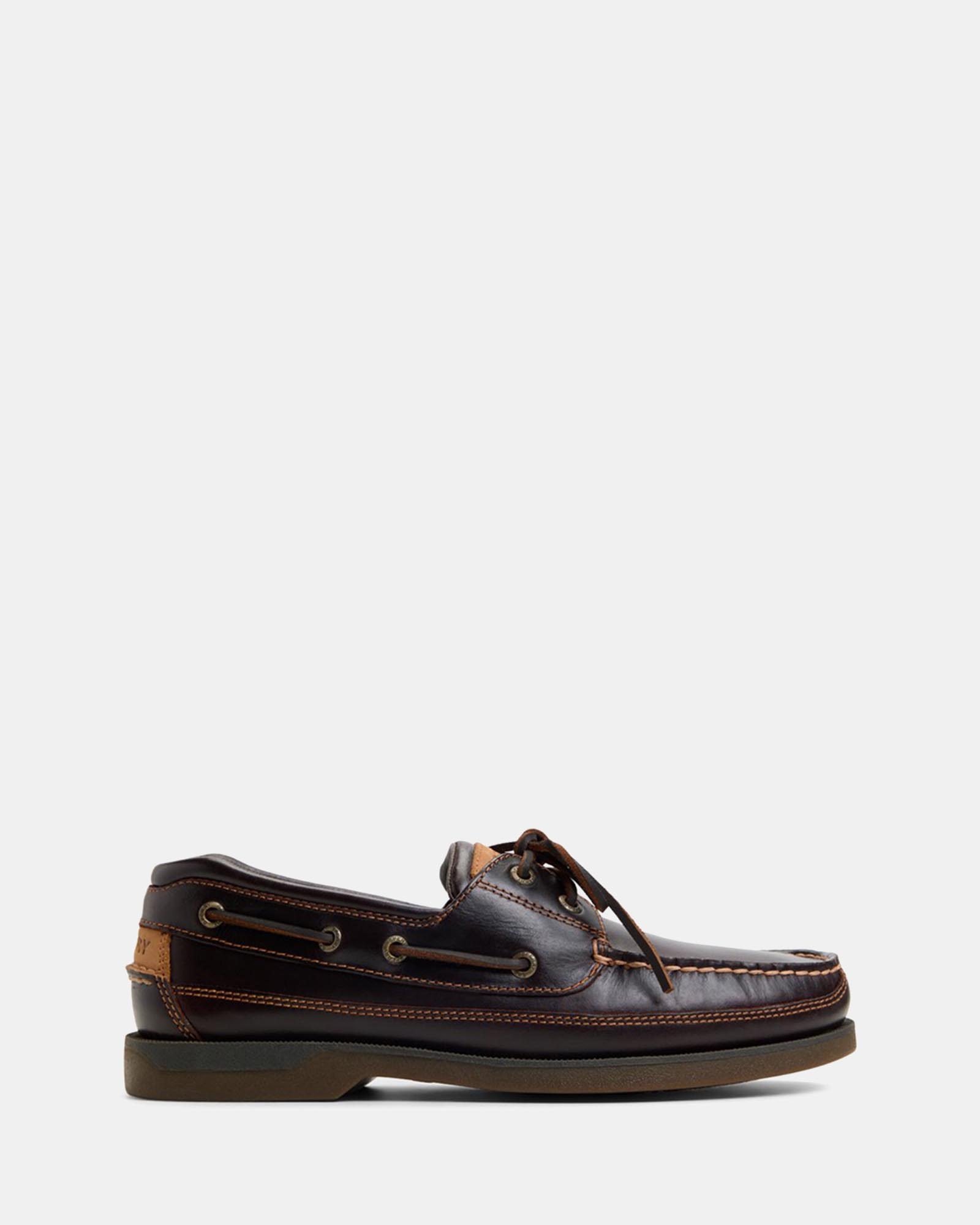 Mako 2-Eye Leather Wide - Men's